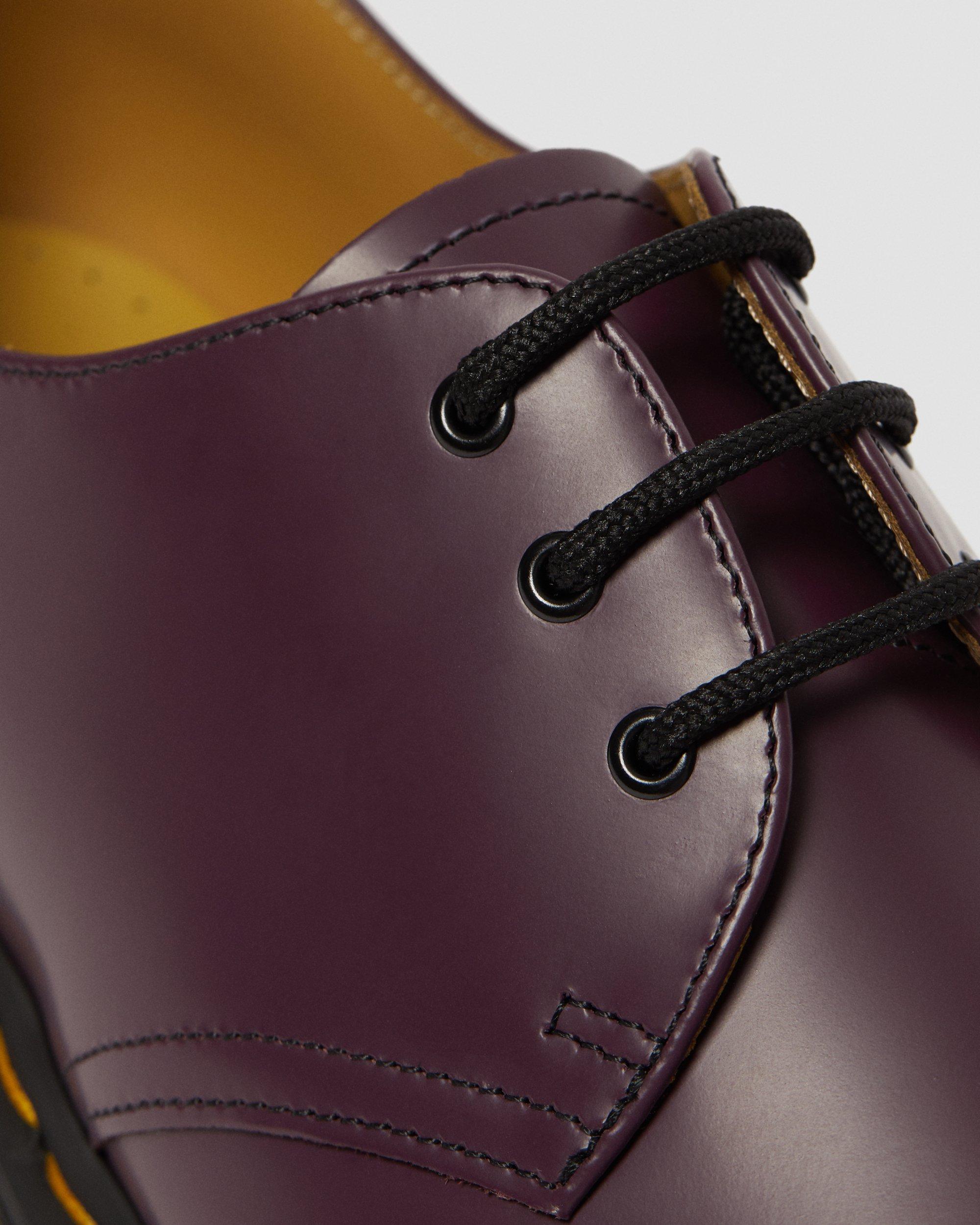1461 zip tumbled leather oxford shoes