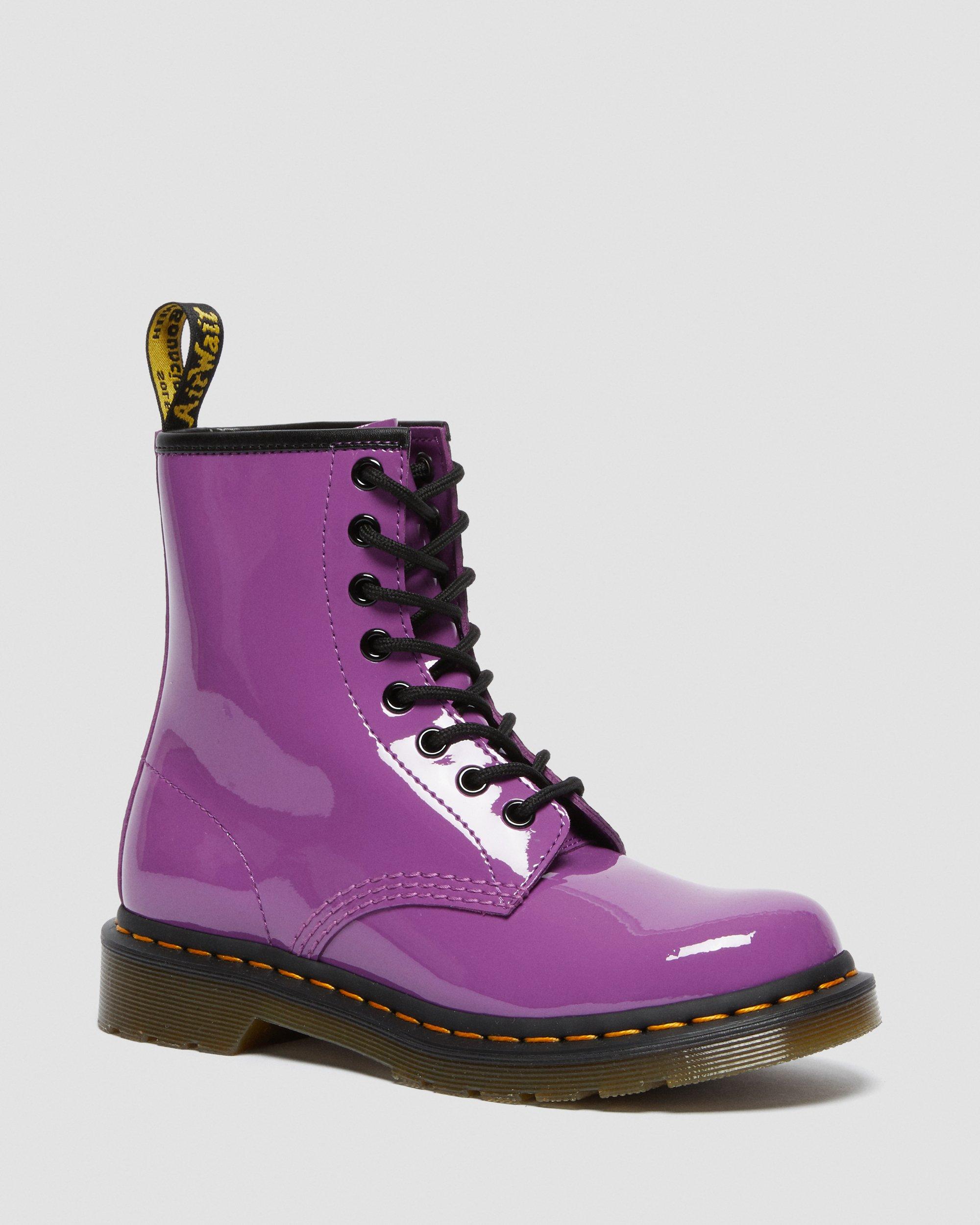 1460 WOMEN'S PATENT LEATHER LACE UP BOOTS | Dr. Martens Official