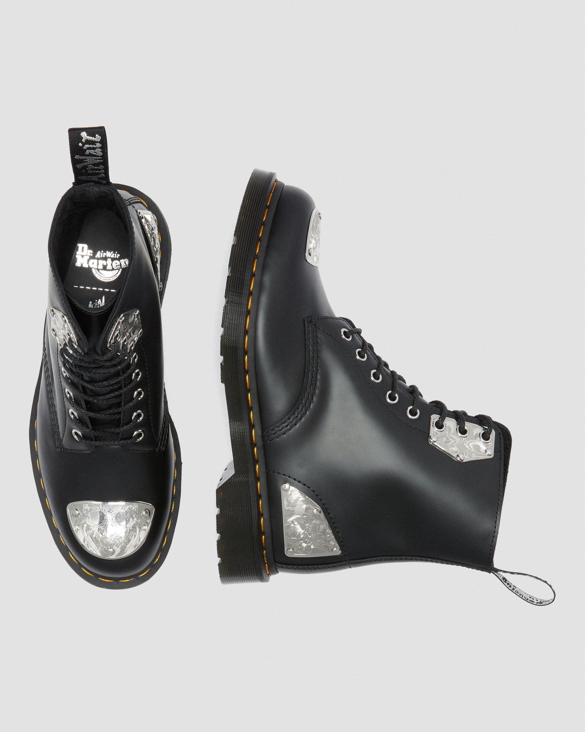 1460 KING NERD SMOOTH LEATHER HARDWARE BOOTS | Dr. Martens