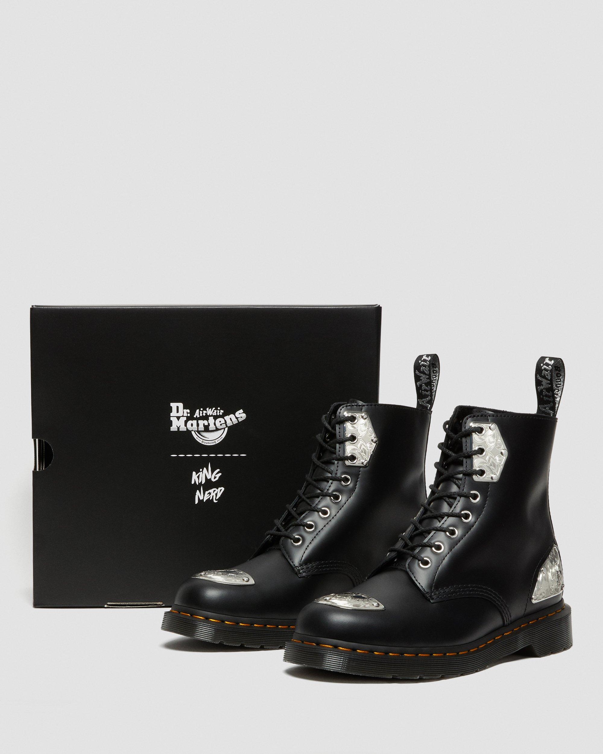 1461 king nerd smooth leather hardware shoes