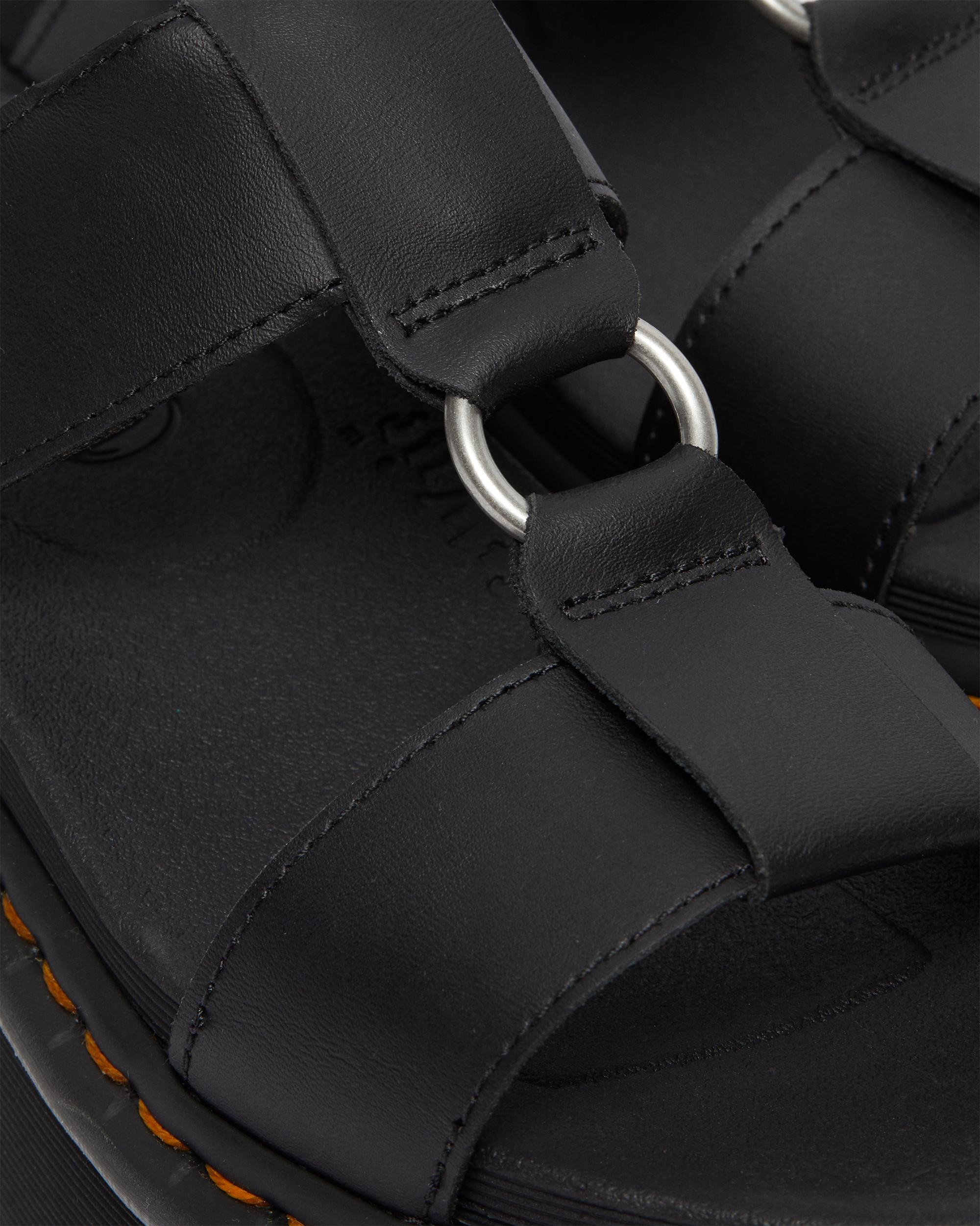 francis leather strap sandals dr martens
