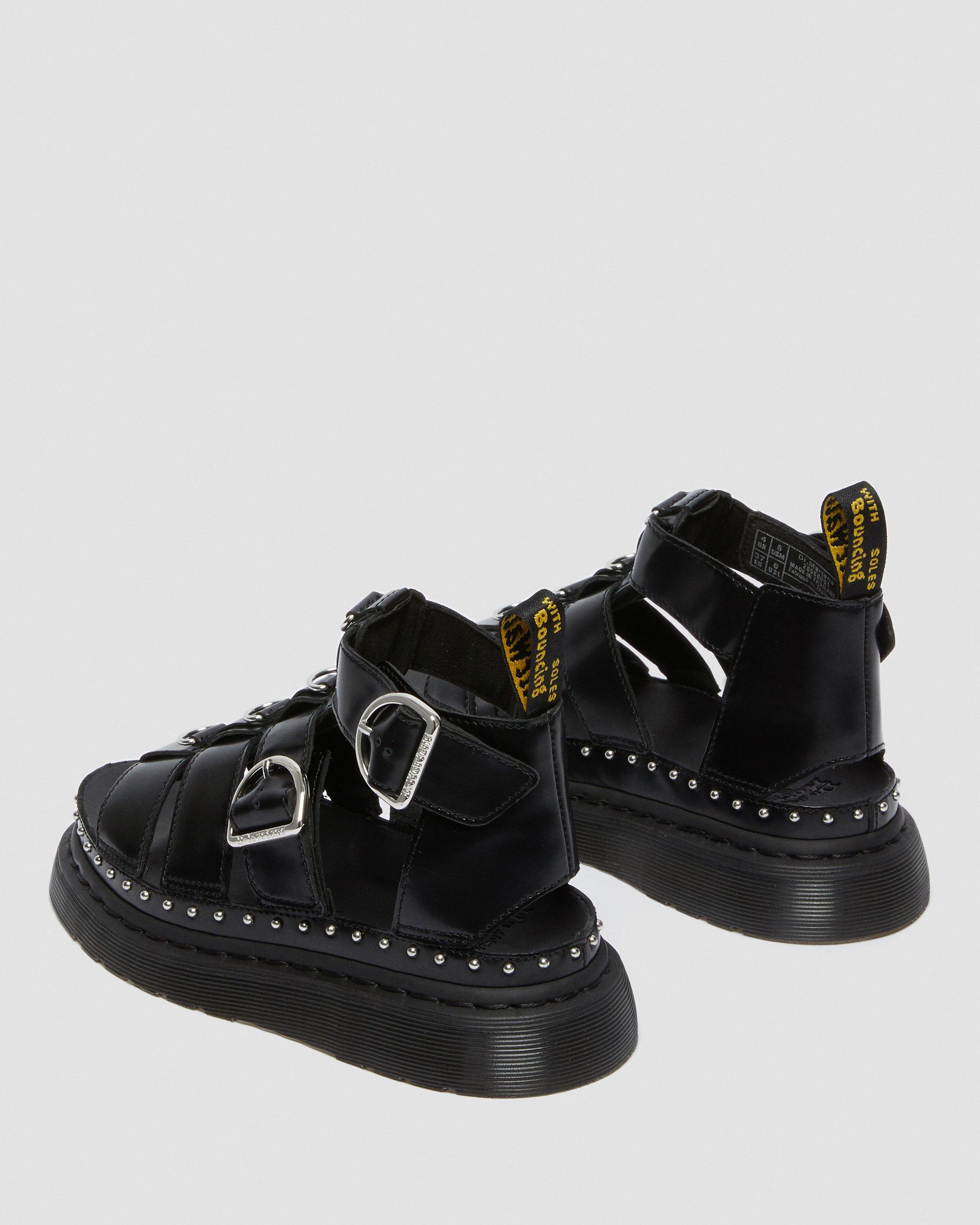 Dr martens xabier hardware leather sandals sale