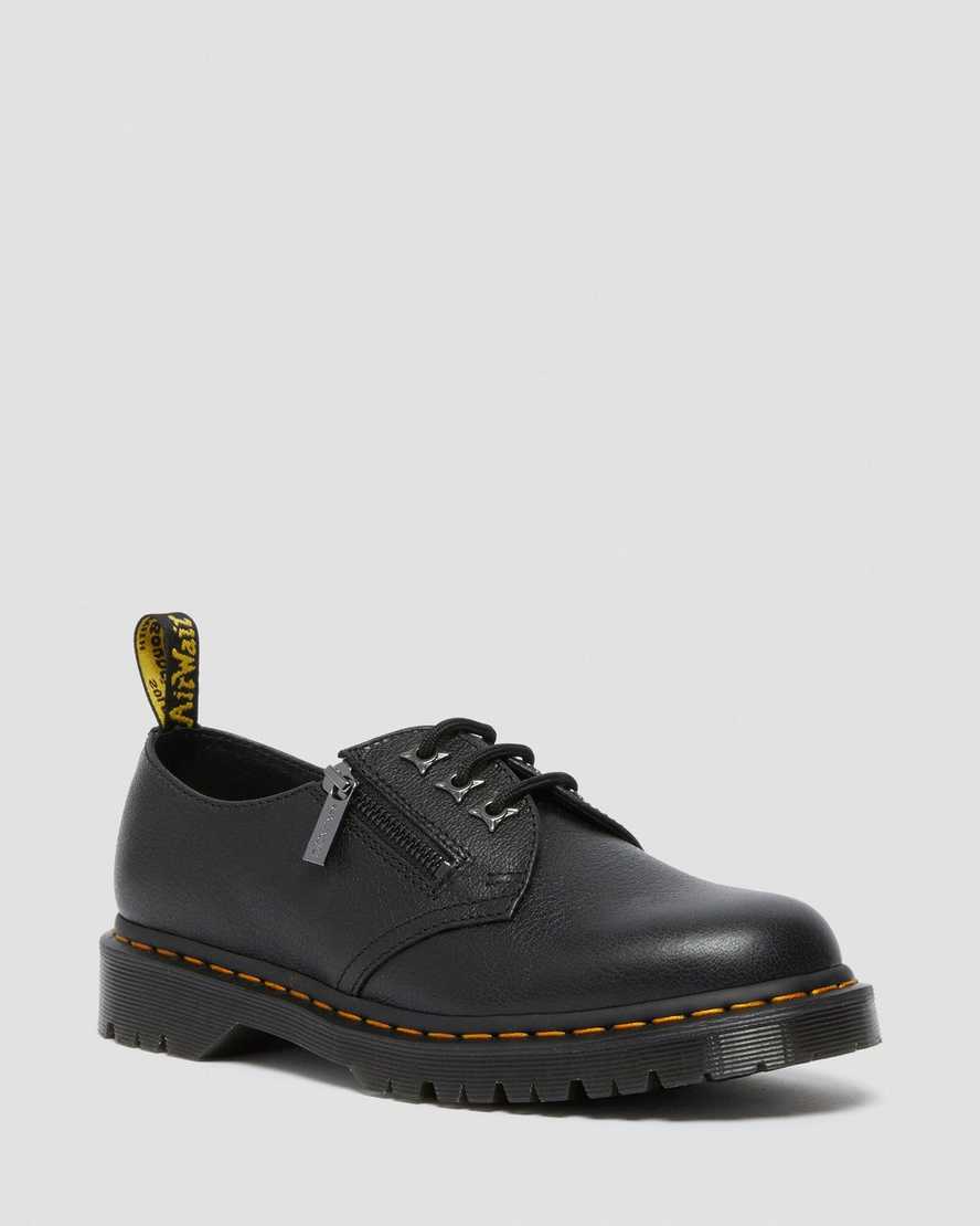 1461 Zip Tumbled Leather Oxford Shoes | Dr. Martens