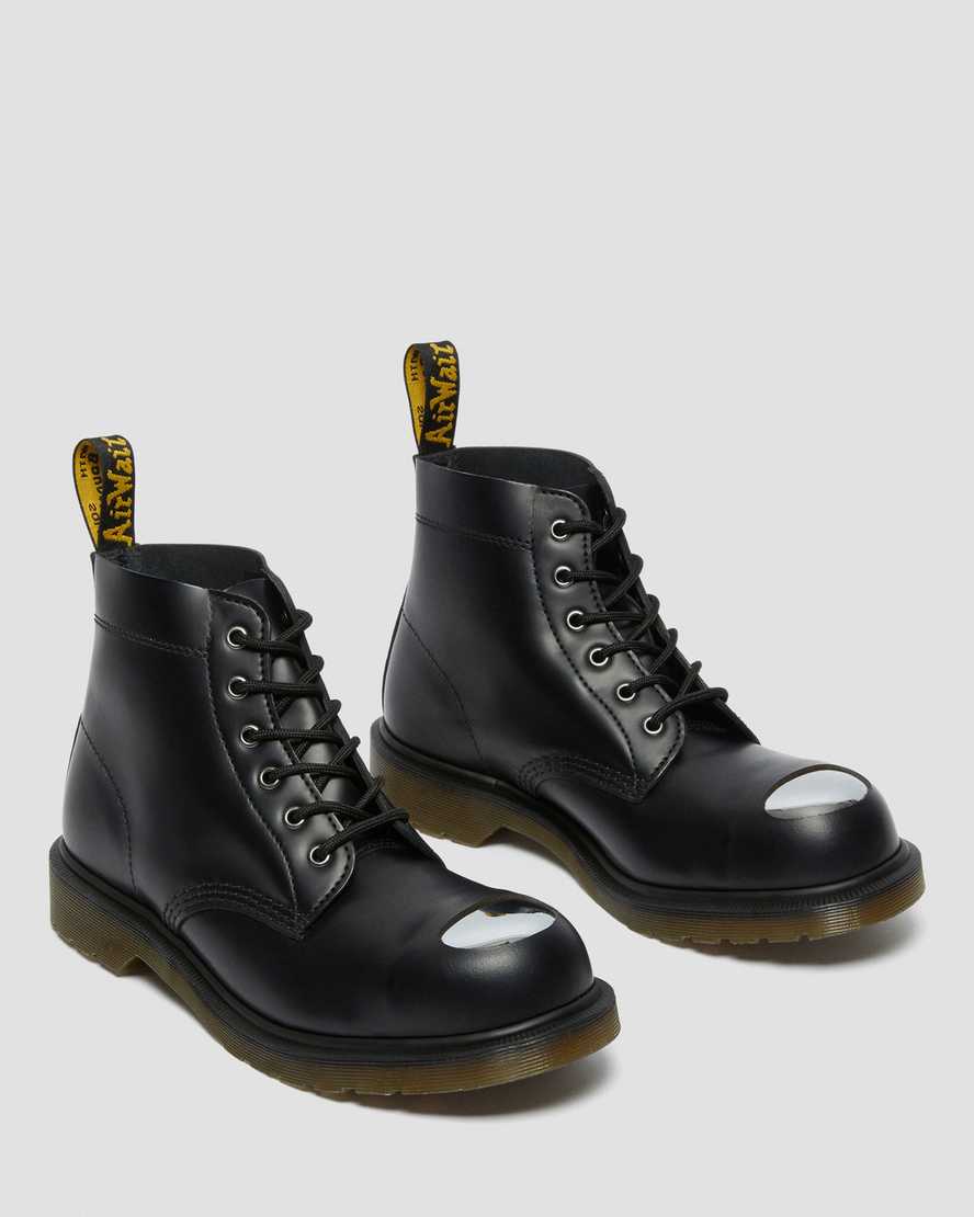 https://i1.adis.ws/i/drmartens/26660001.88.jpg?$large$101 Exposed Steel Toe Leather Ankle Boots | Dr Martens