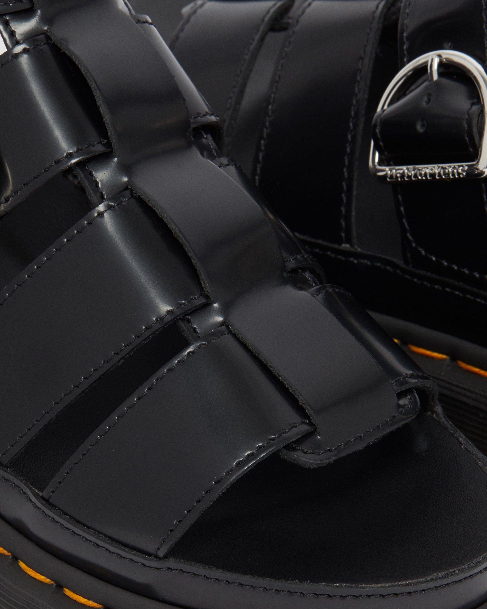 mackaye leather strap sandals