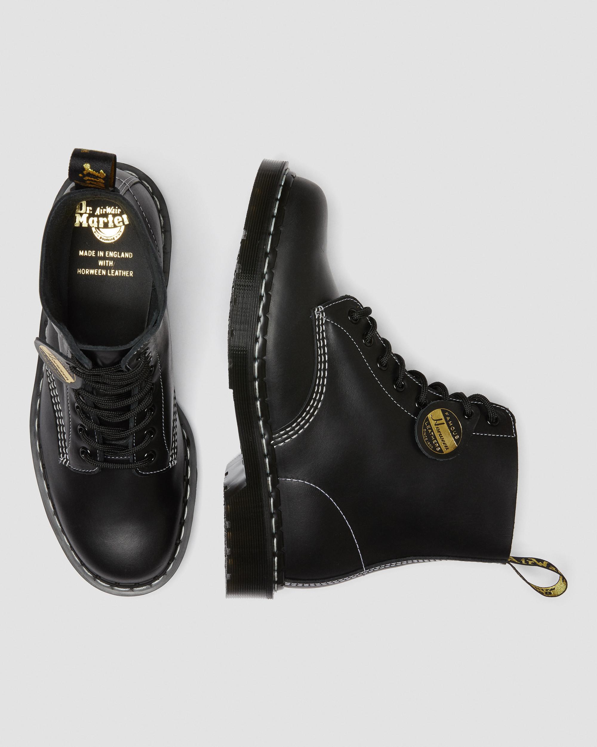 1460 black cavalier leather boots