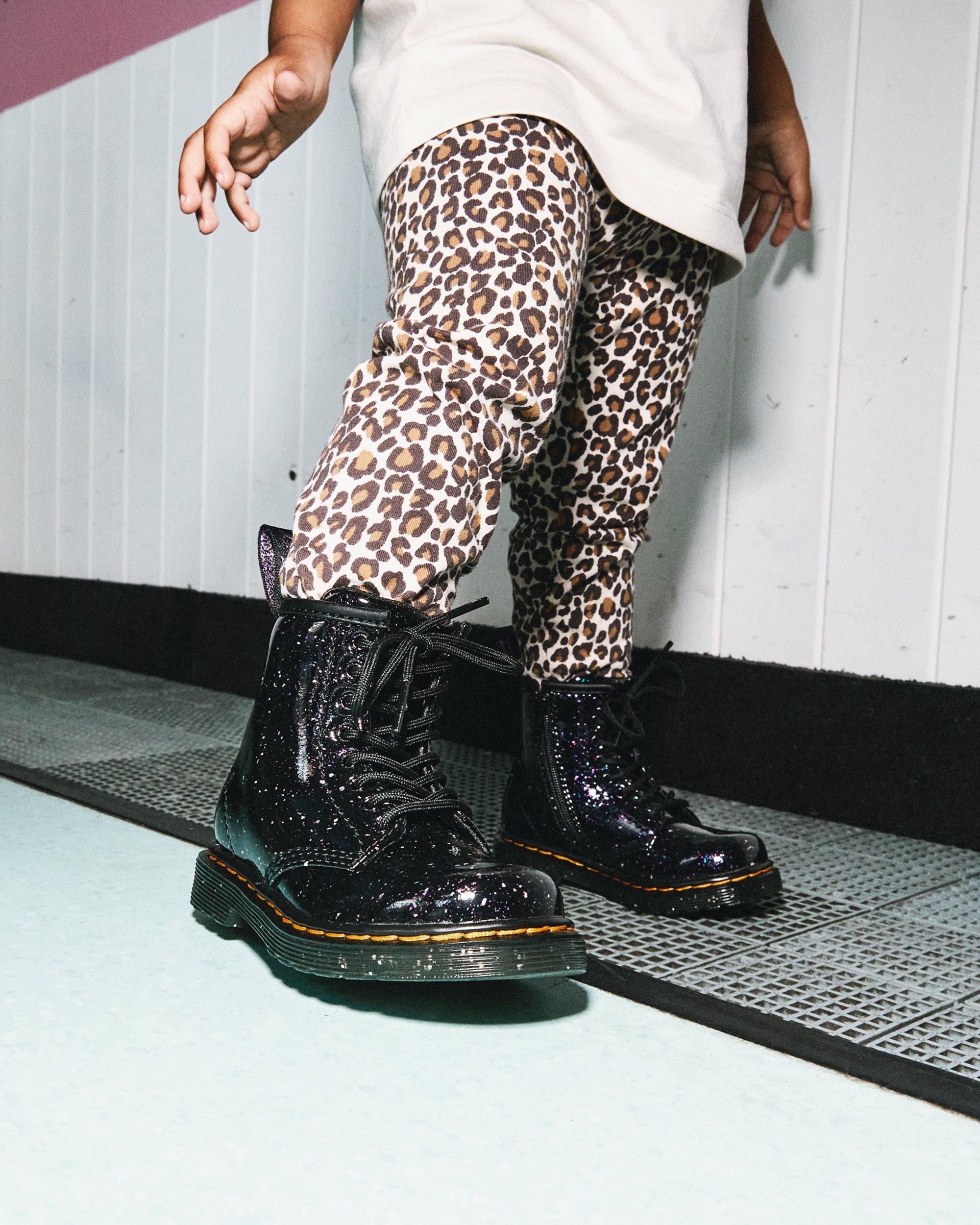Toddler 1460 Cosmic Glitter Lace Up Boots Dr. Martens