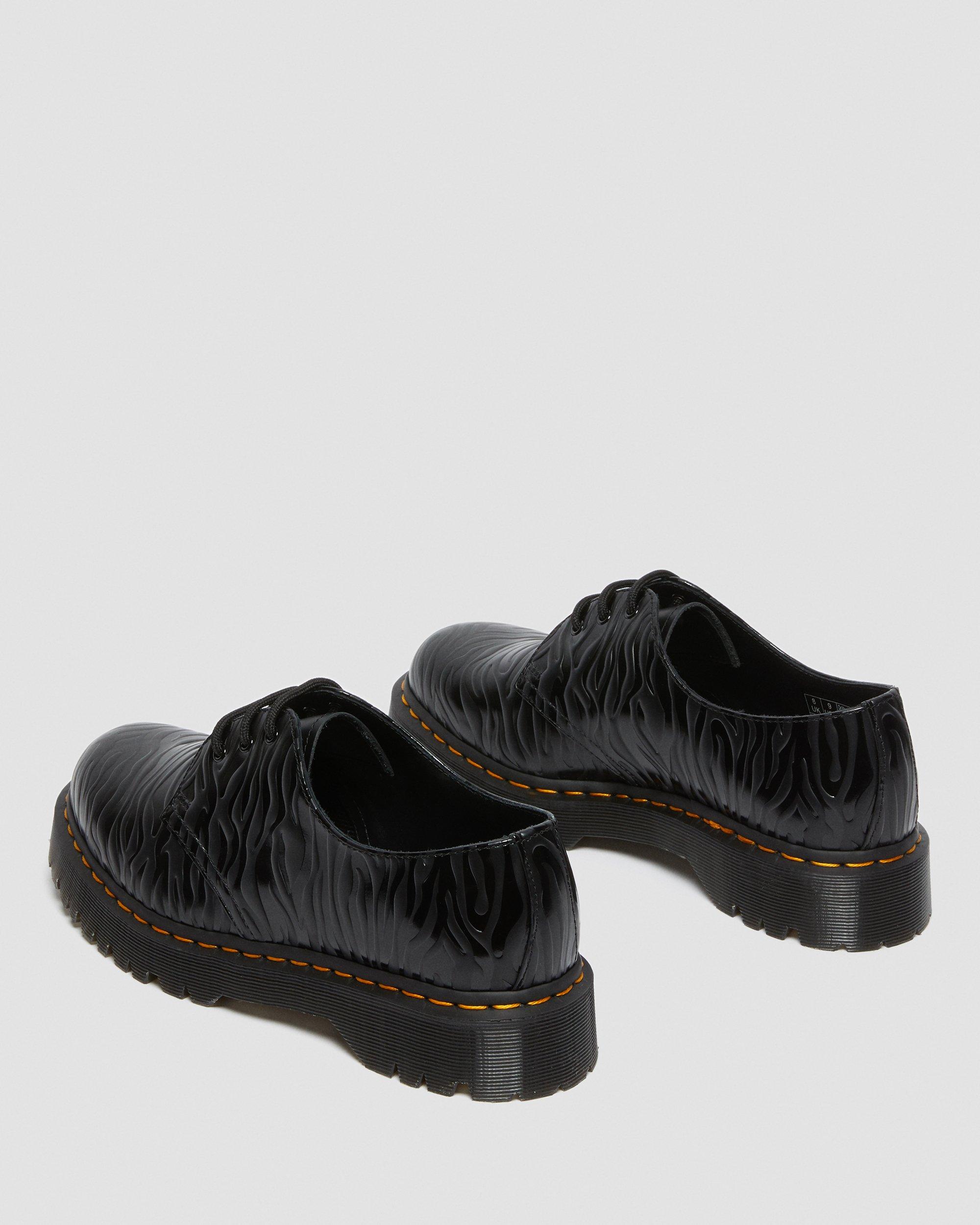 1461 zebra emboss smooth leather shoes