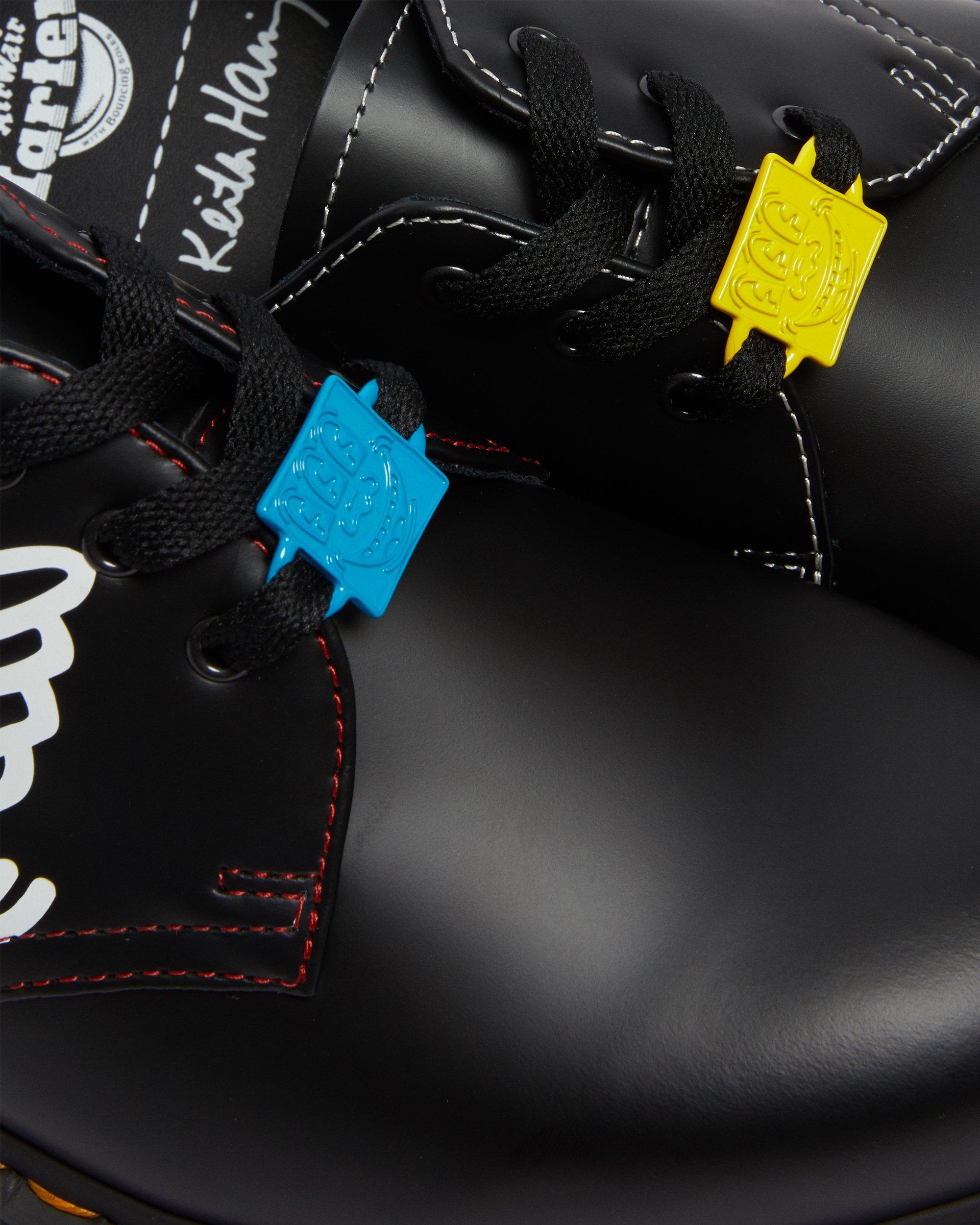 keith haring 1461 printed leather oxford shoes
