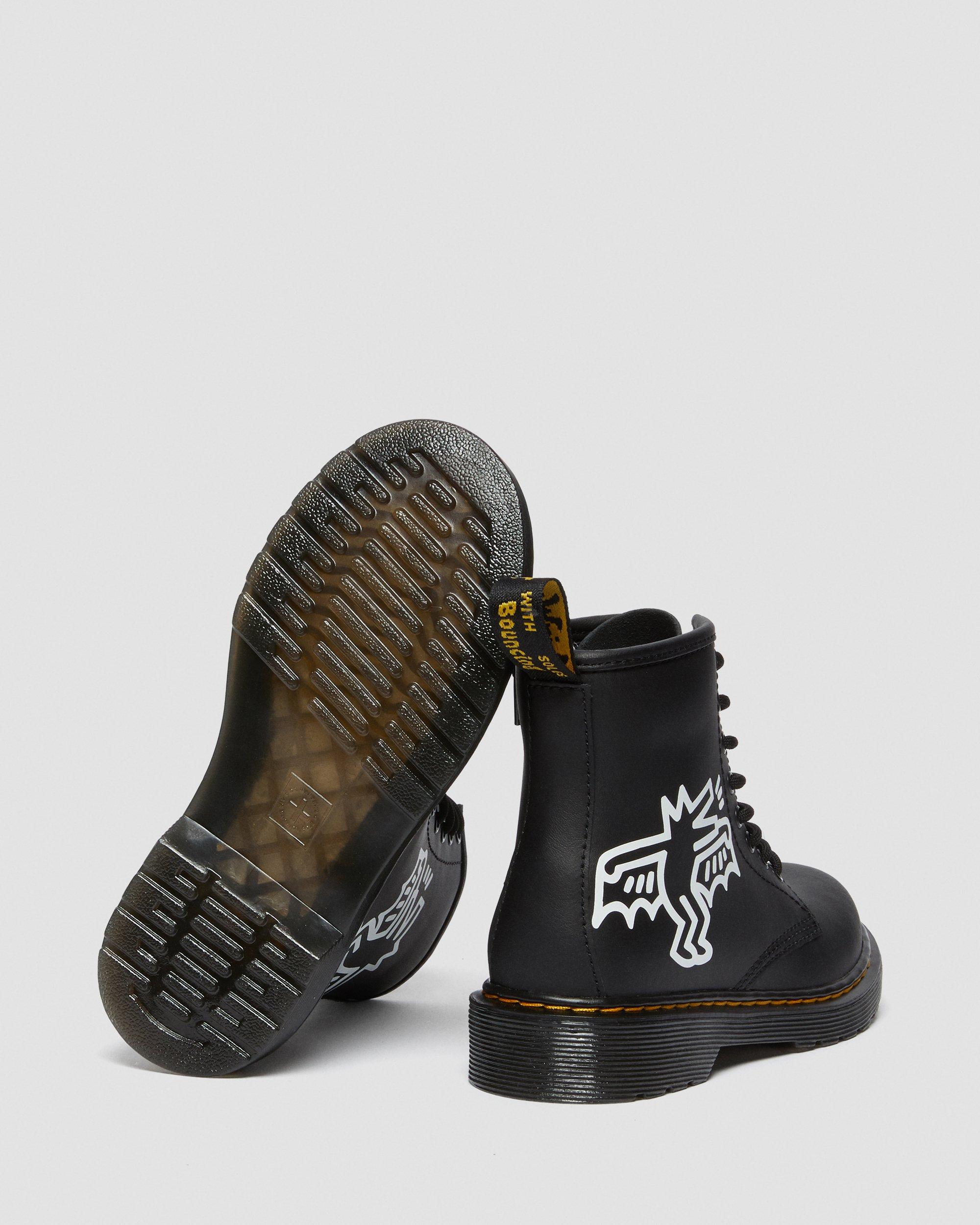 keith haring 1460 smooth leather lace up boots