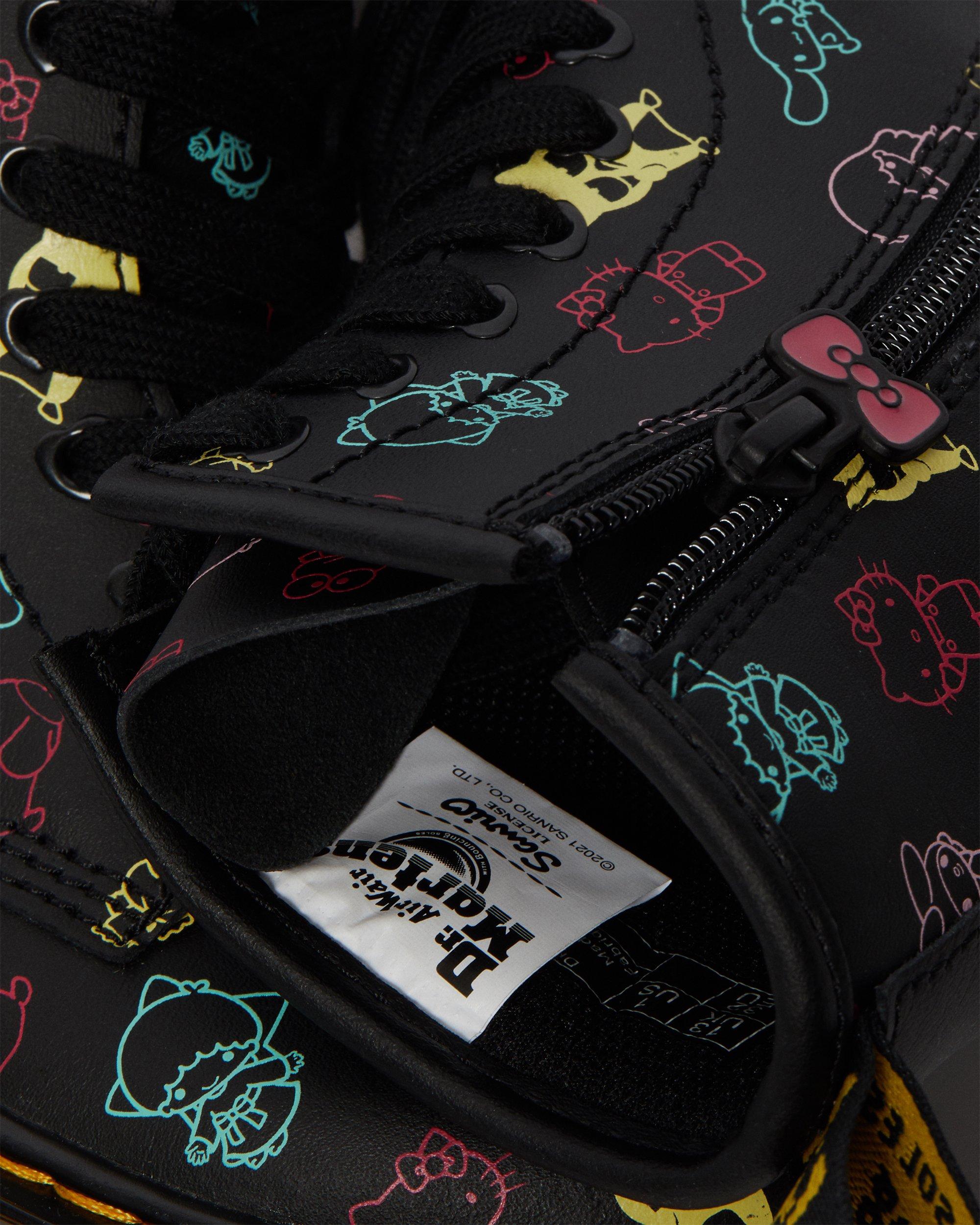 hello kitty & friends 1460 smooth leather lace up boots