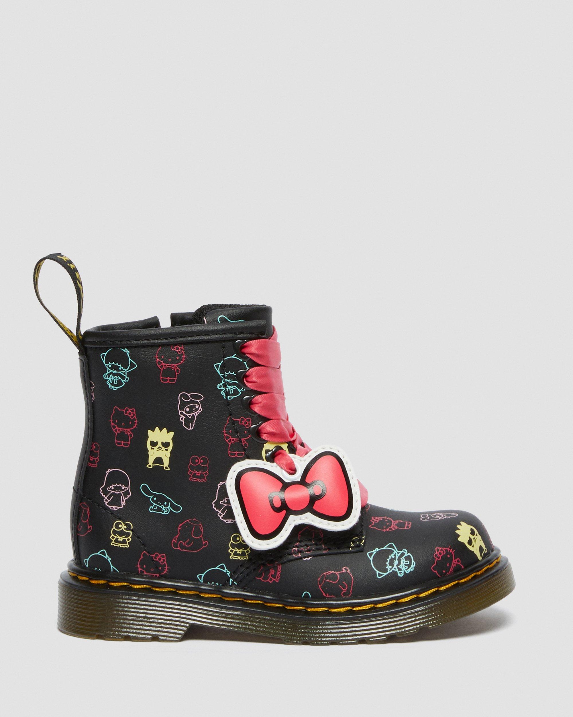 hello kitty & friends 1460 smooth leather lace up boots