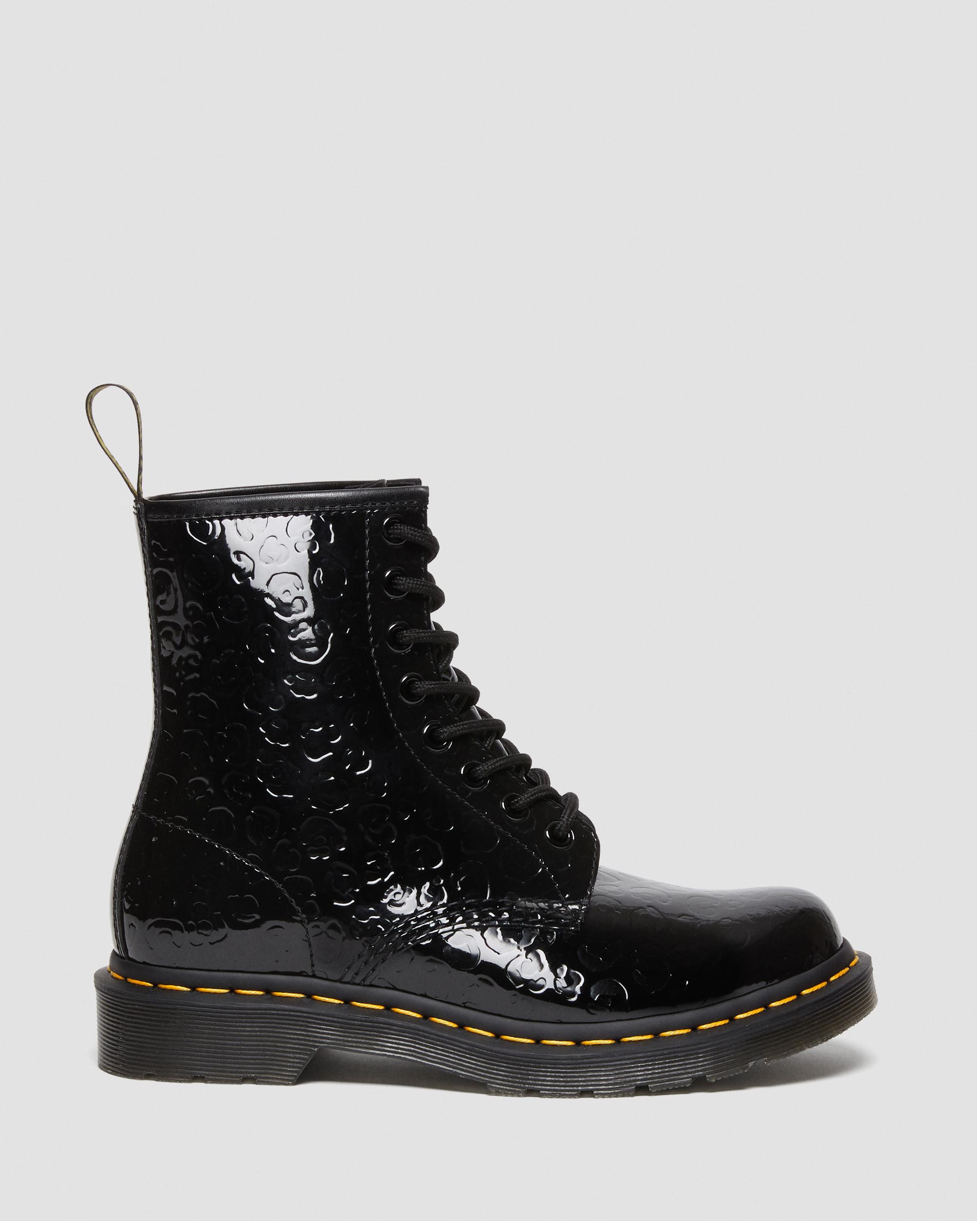 1460 Leopard Emboss Patent Leather Boots | Dr. Martens