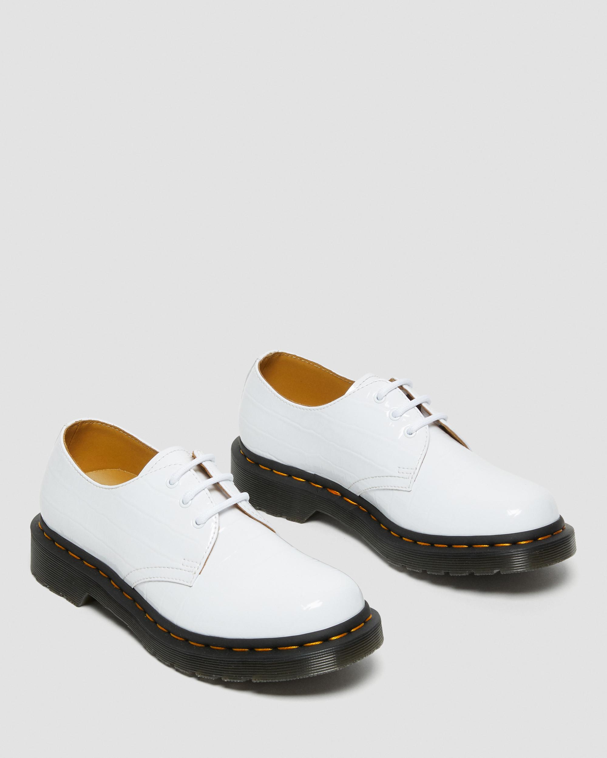 1461 zebra emboss smooth leather shoes