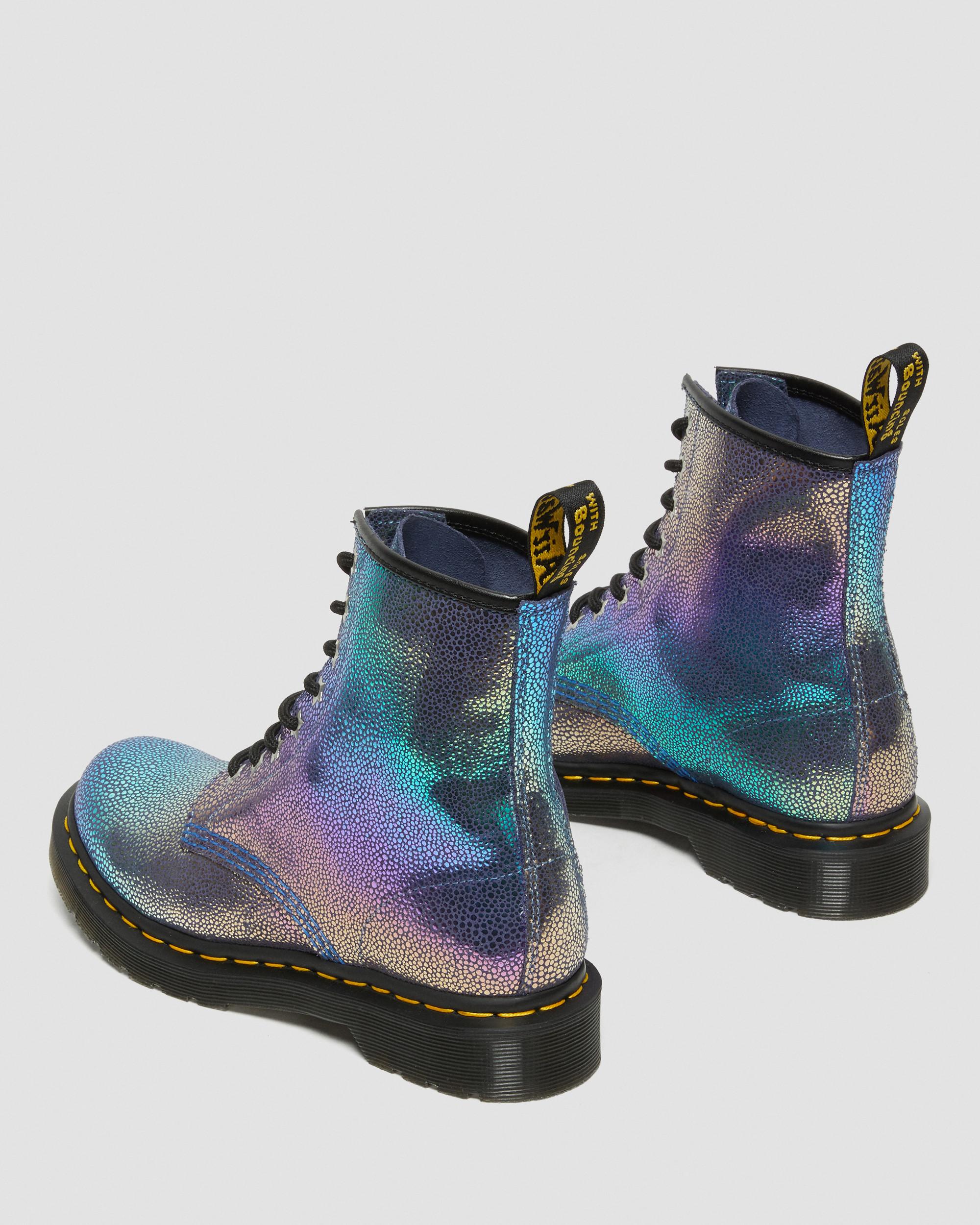1460 Rainbow Ray Suede Lace Up Boots Dr. Martens