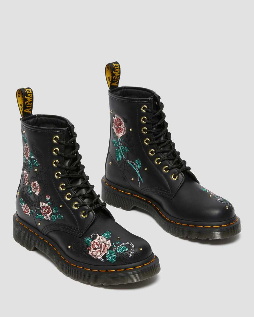 https://i1.adis.ws/i/drmartens/26980001.88.jpg?$large$1460 Vonda Floral Leather Lace Up Boots | Dr Martens
