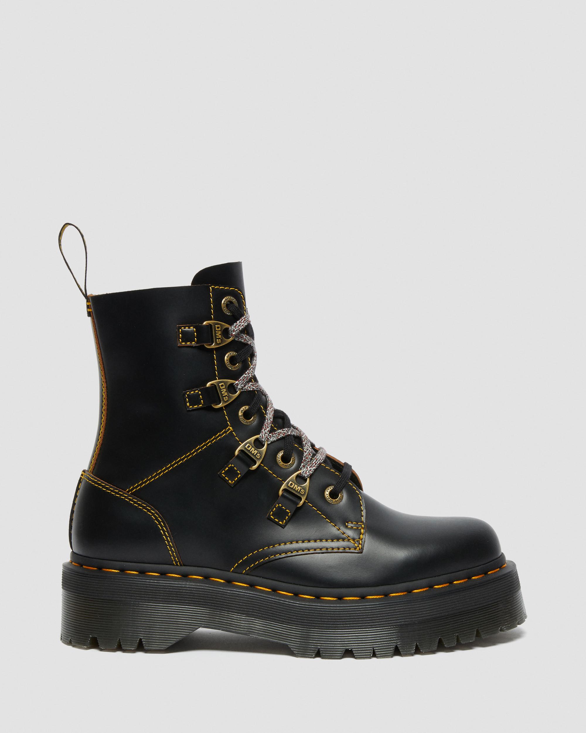 Collier Double Laced Leather Platform Boots | Dr. Martens