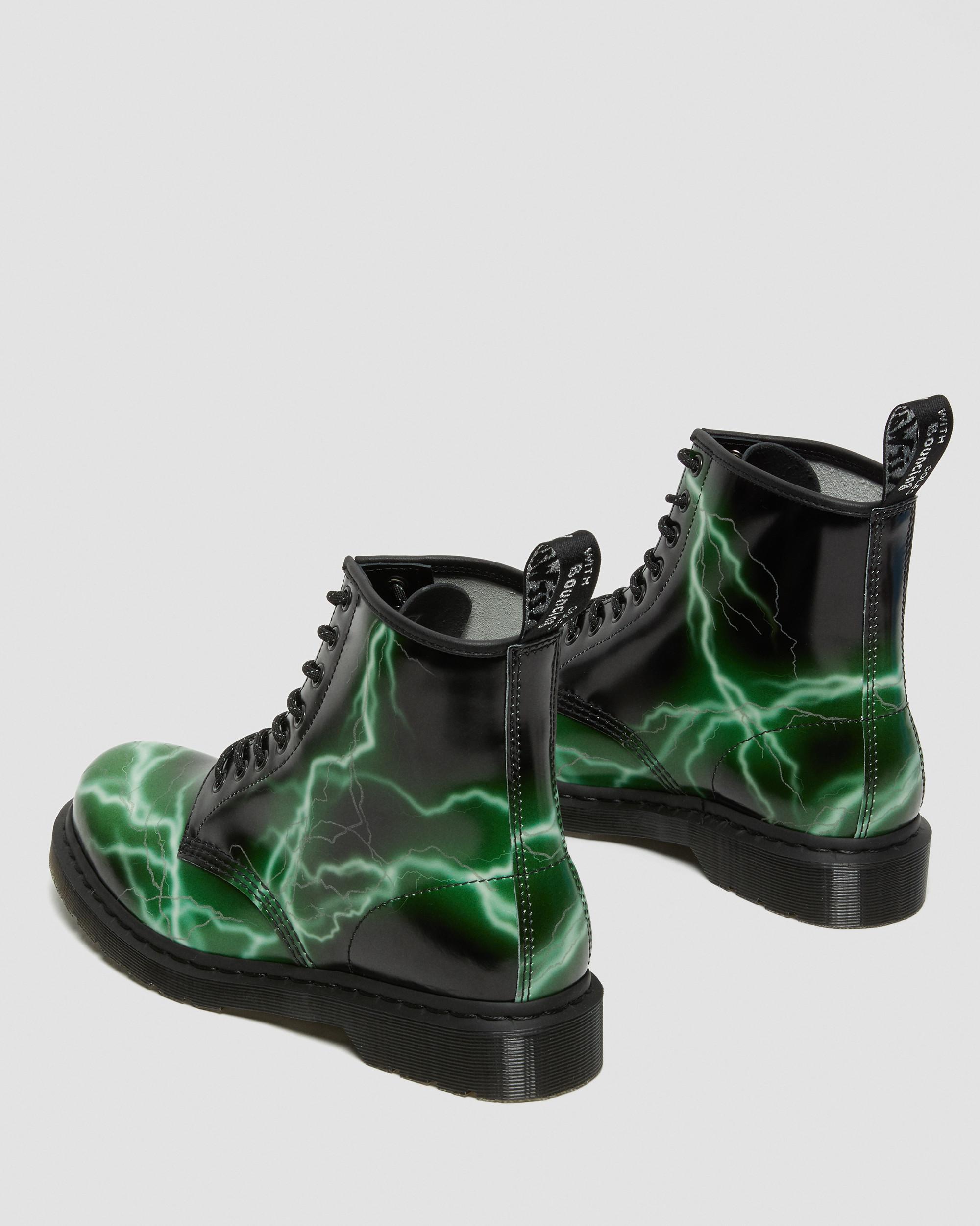 doc martens green smooth
