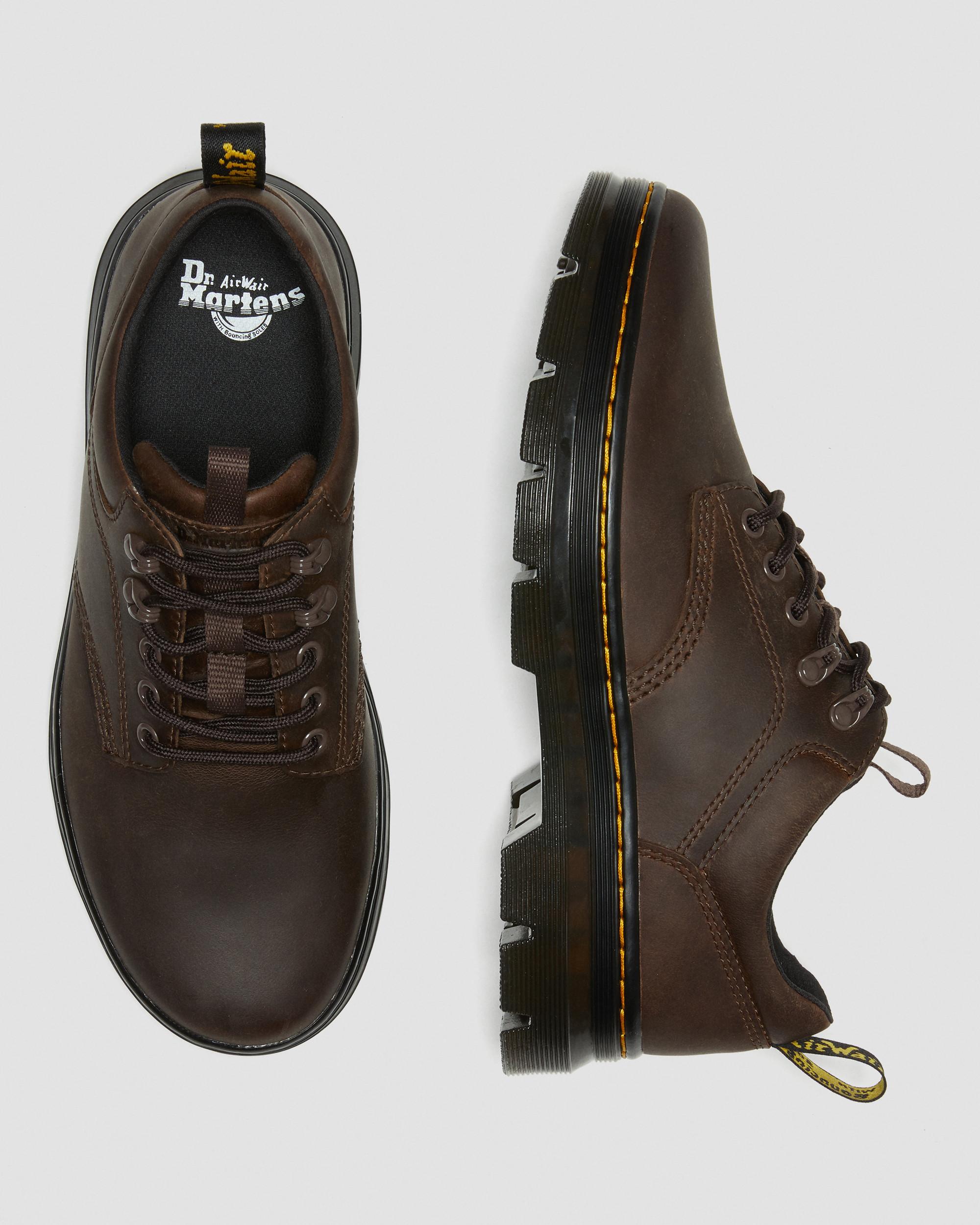 Reeder Crazy Horse Leather Utility Shoes Dr. Martens