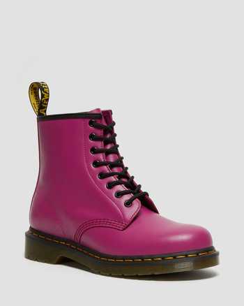 닥터마틴 1460 부츠 Dr.Martens 1460 Smooth Leather Lace Up Boots,PINK SMOOTH LEATHER