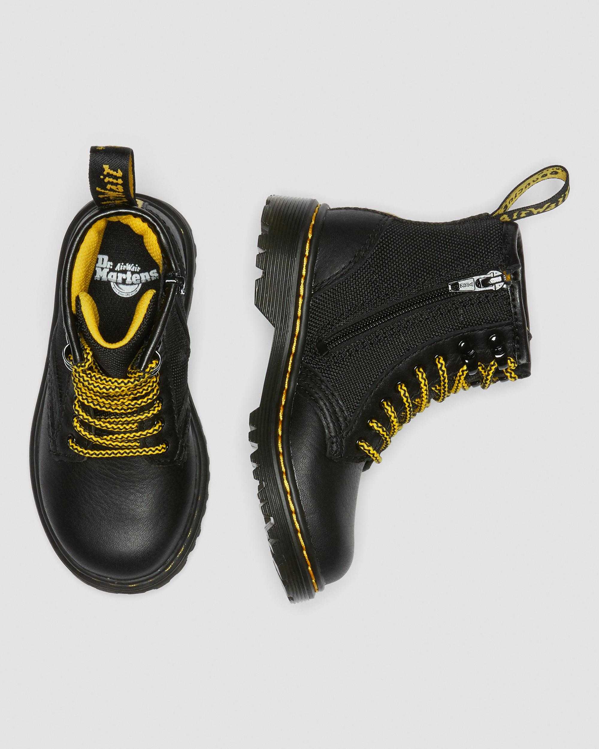 Stivali Stringati Di Pelle 1460 Panel Per Bambini | Dr. Martens