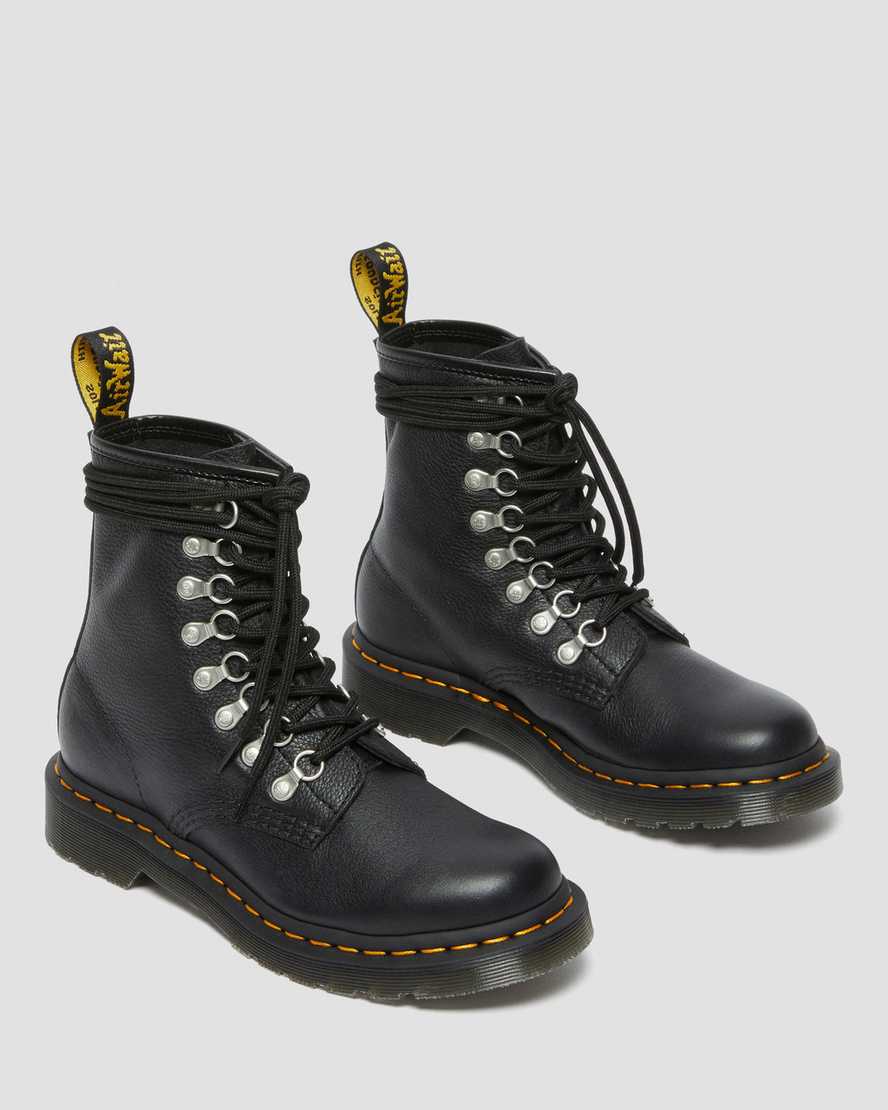 1460 Laced Virginia Leather Lace Up Boots1460 Laced Virginia Leather Lace Up Boots Dr. Martens