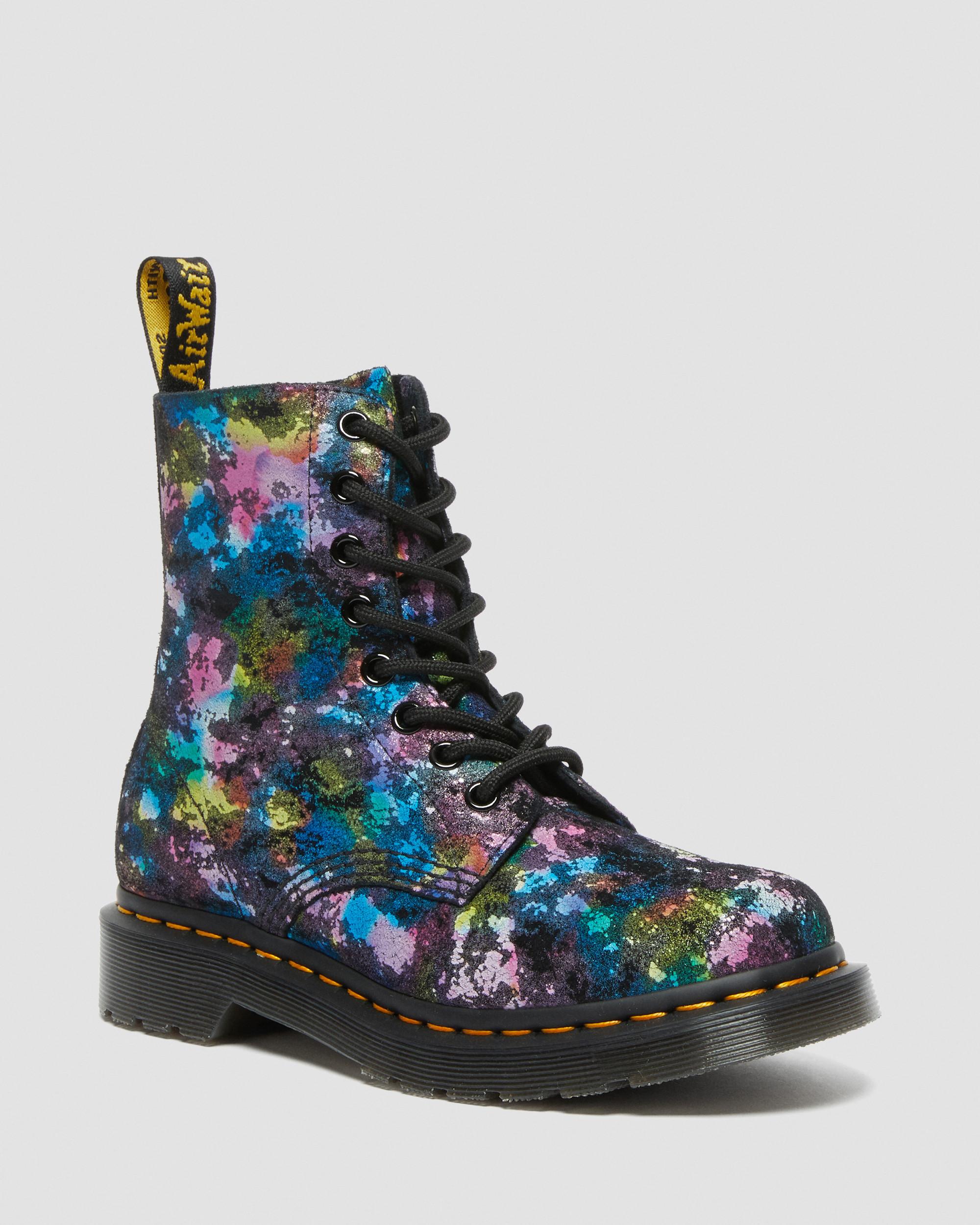 dr martens flower print