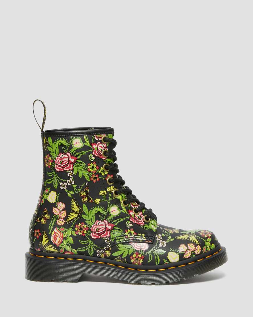 1460 Women's Floral Bloom Leather Lace Up Boots1460 Women's Floral Bloom Leather Lace Up Boots Dr. Martens