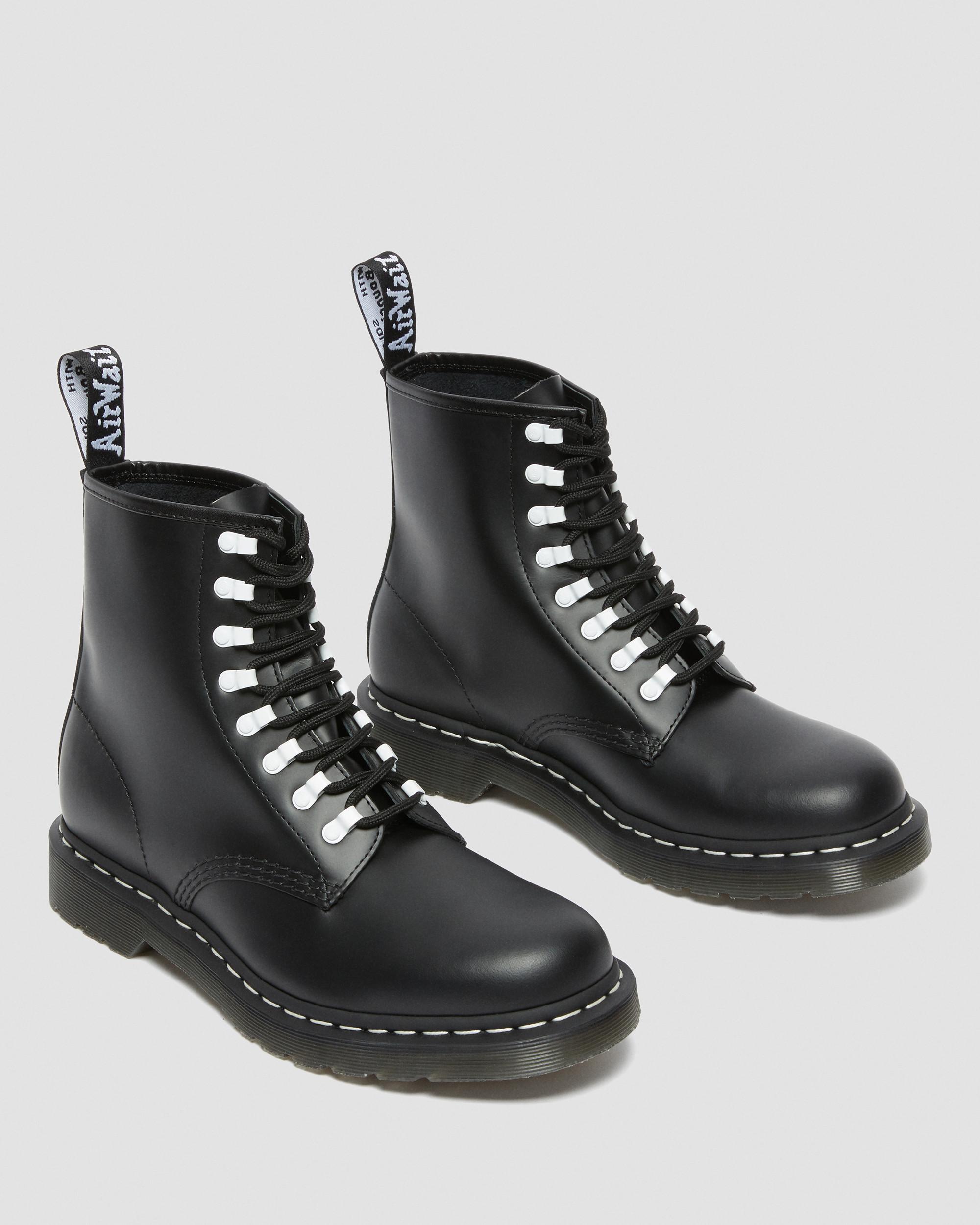 1460 Contrast Hardware Leather Lace Up Boots | Dr. Martens