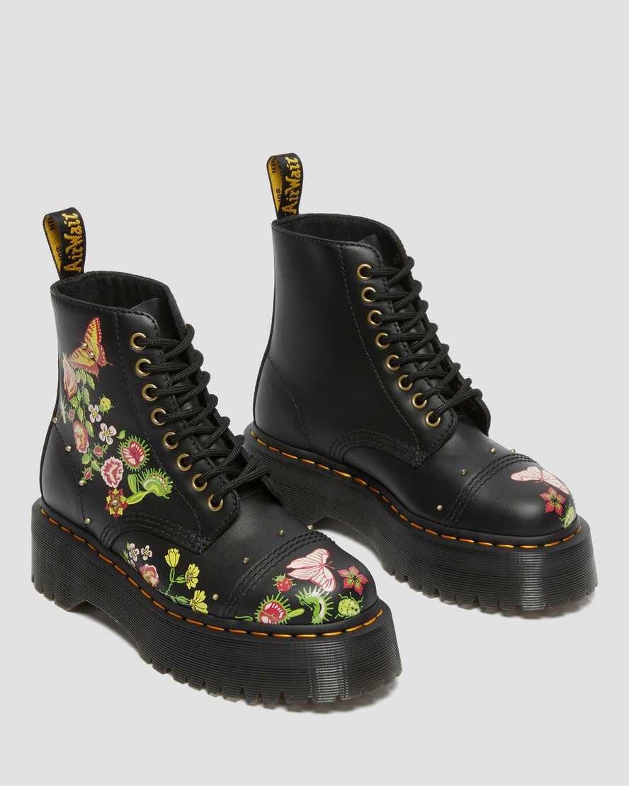Sinclair Floral Bloom Leather Platform BootsSinclair Floral Bloom Leather Platform Boots | Dr Martens