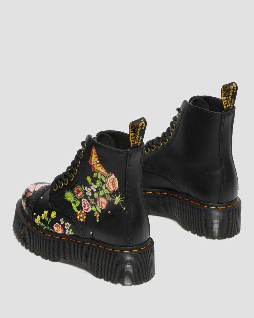 Sinclair Floral Bloom Leather Platform BootsSinclair Floral Bloom Leather Platform Boots | Dr Martens