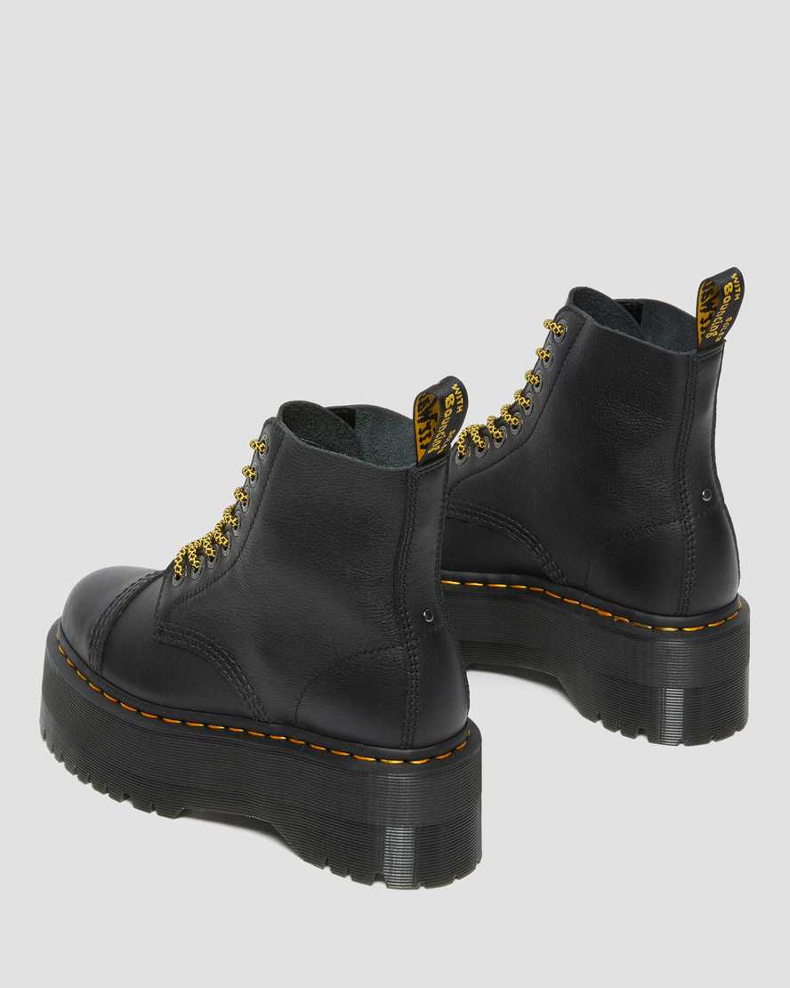 Sinclair Max Pisa Leather Platform Boots | Dr. Martens