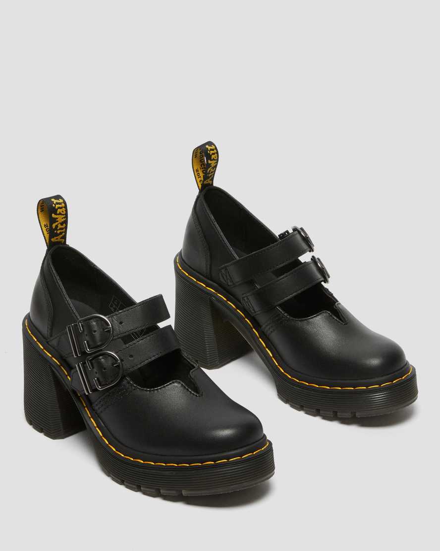 Eviee Sendal Leather Heeled ShoesEviee Sendal Leather Heeled Shoes | Dr Martens