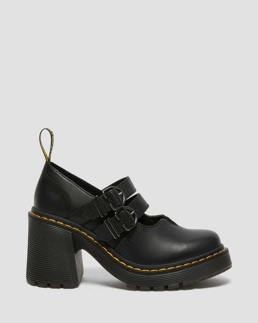 Eviee Sendal Leather Heeled ShoesEviee Sendal Leather Heeled Shoes | Dr Martens