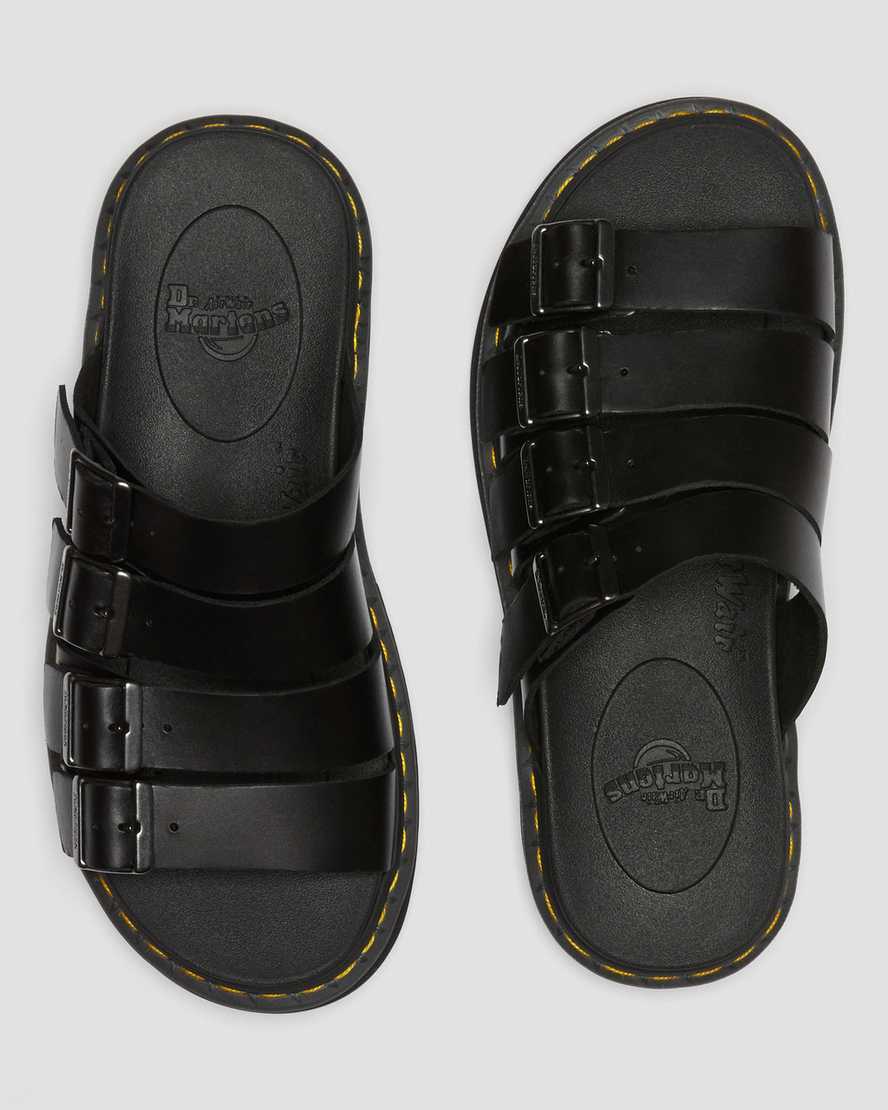 Tate Leather Slide SandalsTate Leather Slide Sandals | Dr Martens