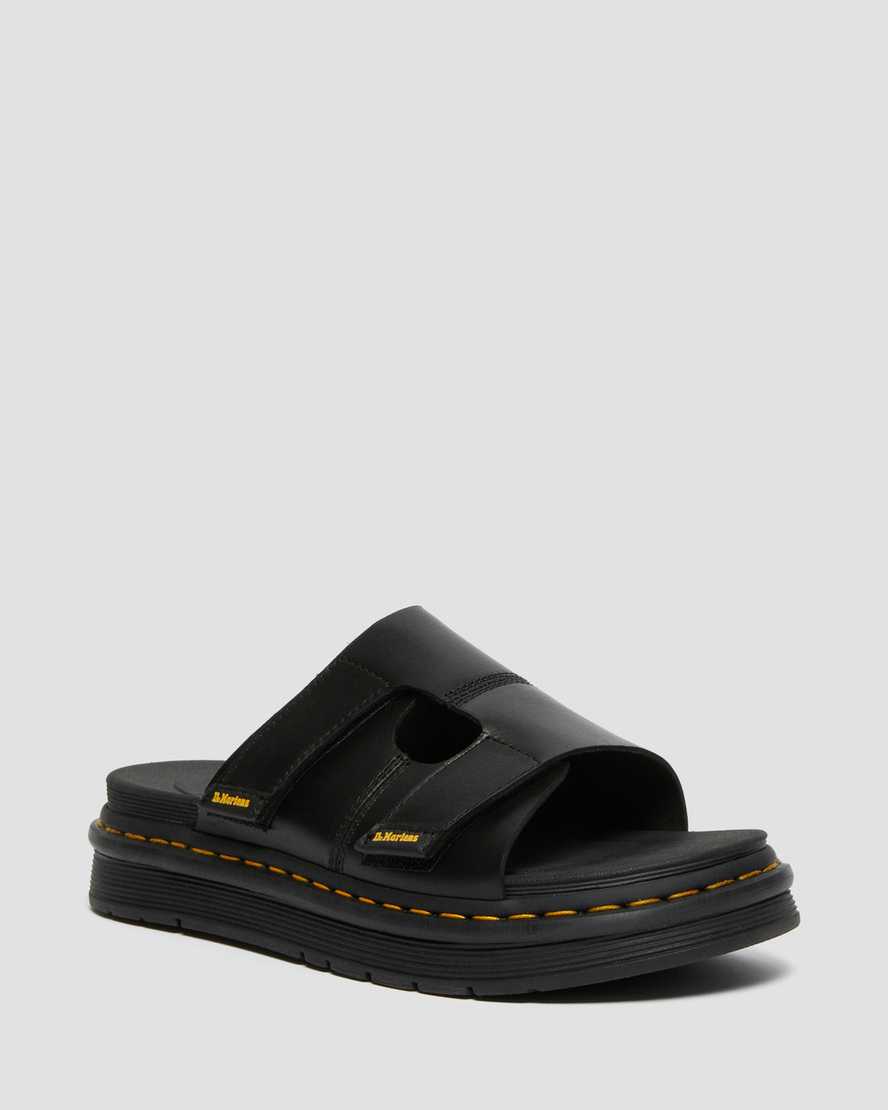 Daxton Leather Slide SandalsDaxton Leather Slide Sandals | Dr Martens