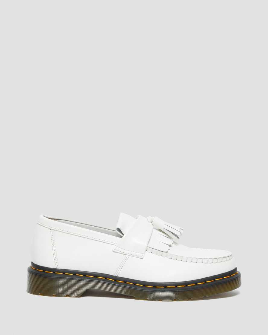 Shop Dr. Martens' Adrian Yellow Stitch Leather Tassel Loafers