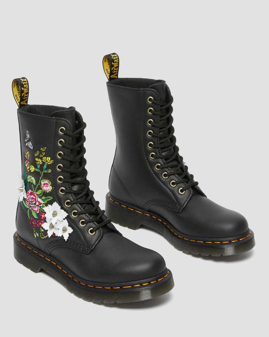 1490 Floral Bloom Leather Mid-Calf Boots1490 Floral Bloom Leather Mid-Calf Boots | Dr Martens