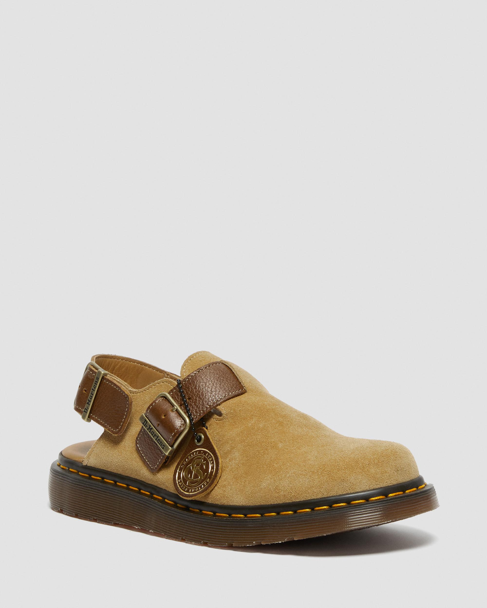 Jorge Made in England Suede Mules | Dr. Martens