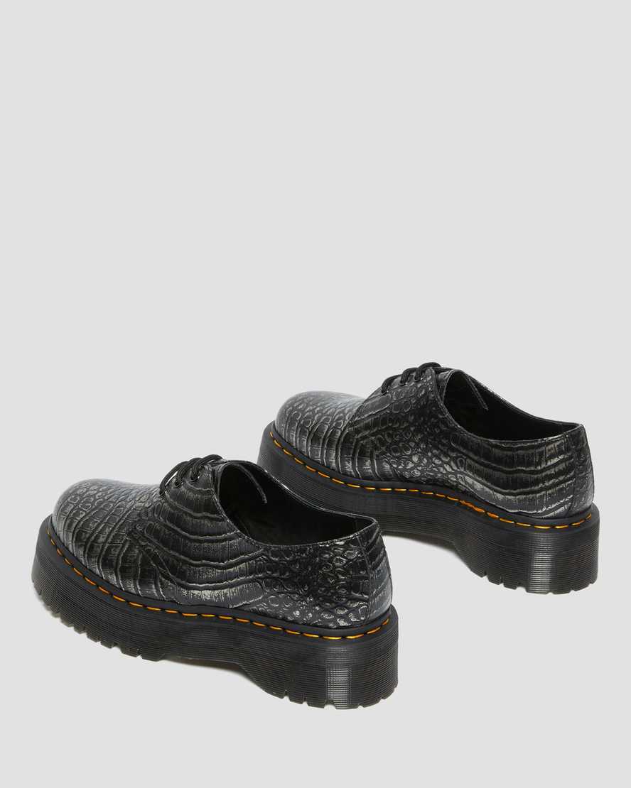 1461 Croc Emboss Leather Platform Shoes1461 Croc Emboss Leather Platform Shoes | Dr Martens