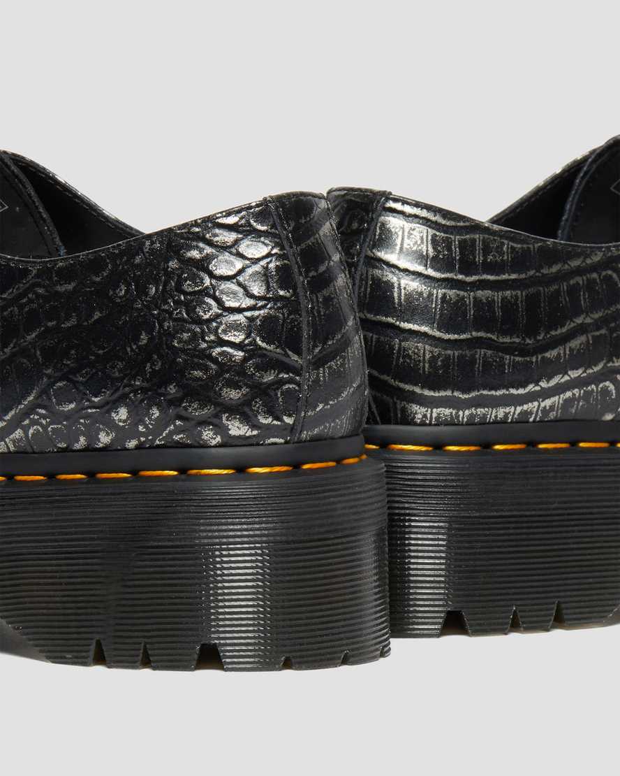 1461 Croc Emboss Leather Platform Shoes1461 Croc Emboss Leather Platform Shoes | Dr Martens
