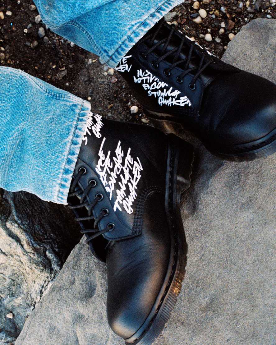 1460 Embroidered Futura Leather Boots 1460 Embroidered Futura Leather Boots  | Dr Martens