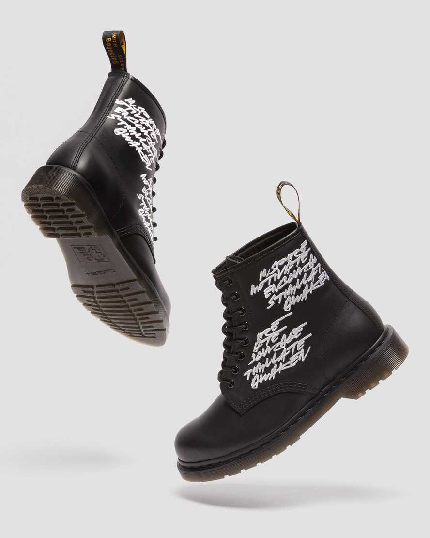 1460 Embroidered Futura Leather Boots 1460 Embroidered Futura Leather Boots  | Dr Martens