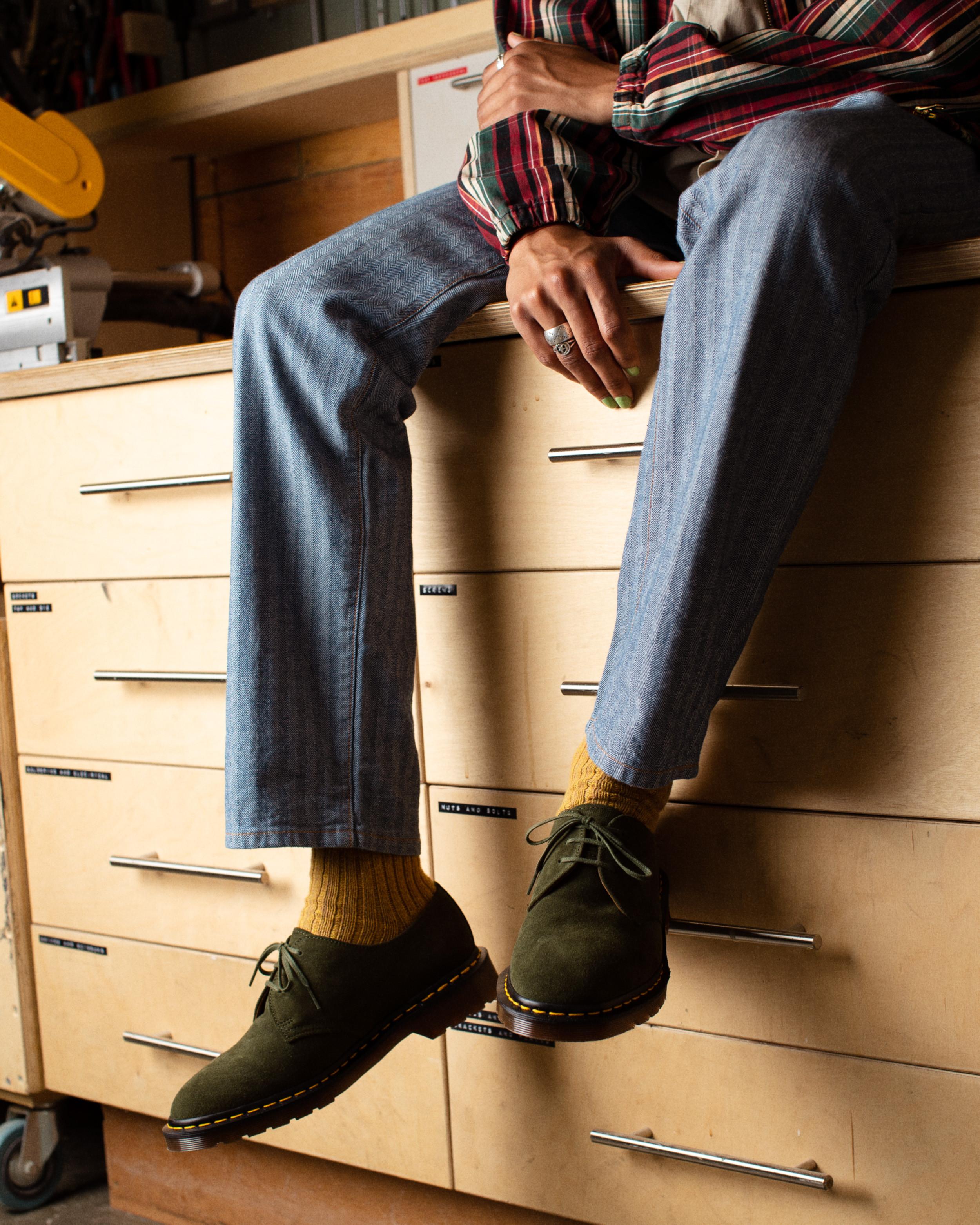 1461 Made in England Buck Suede Shoes | Dr. Martens