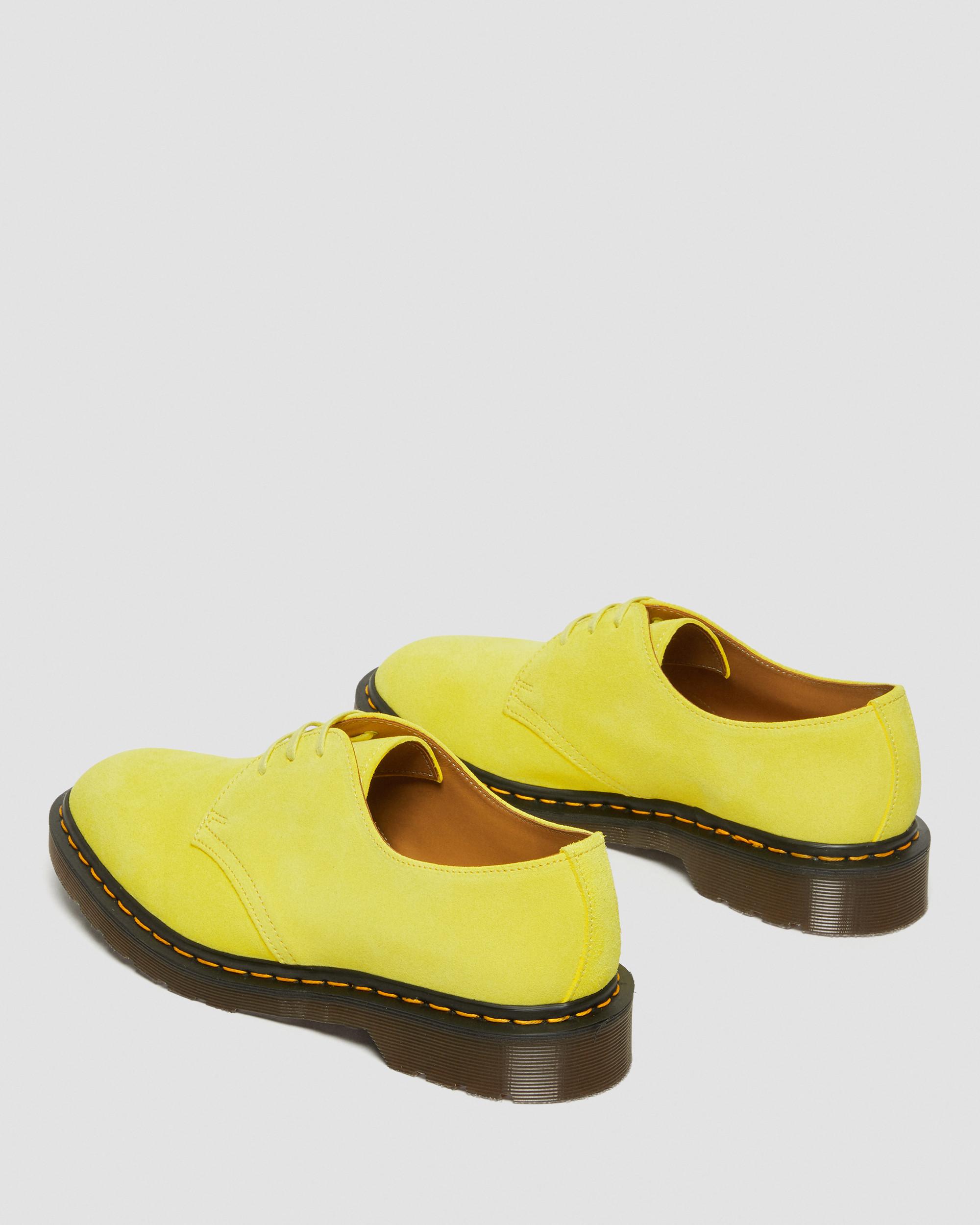 Shop Dr. Martens' 1461 Made In England Buck Suede Schuhe In Gelb