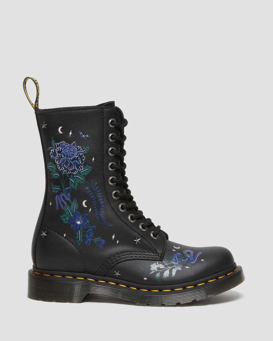1490 Mystic Floral Leather Mid-Calf Boots1490 Mystic Floral Leather Mid-Calf Boots Dr. Martens