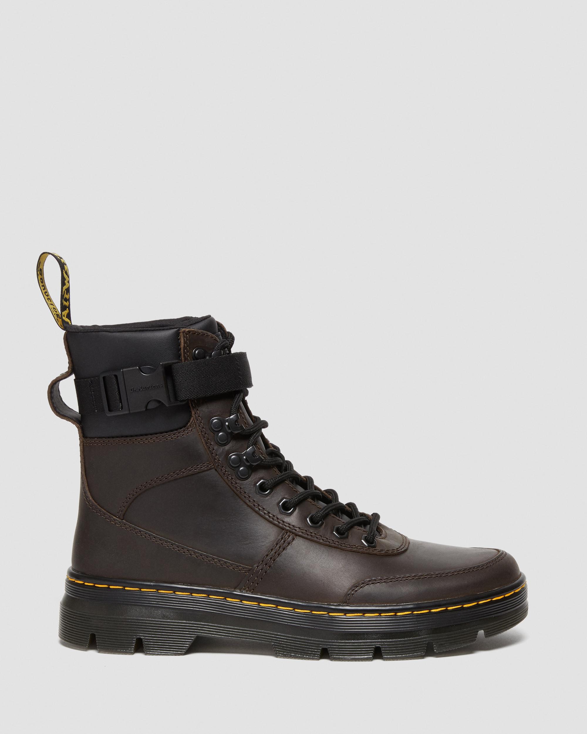 Shop Dr. Martens' Combs Tech Crazy Horse Leather Casual Boots In Braun