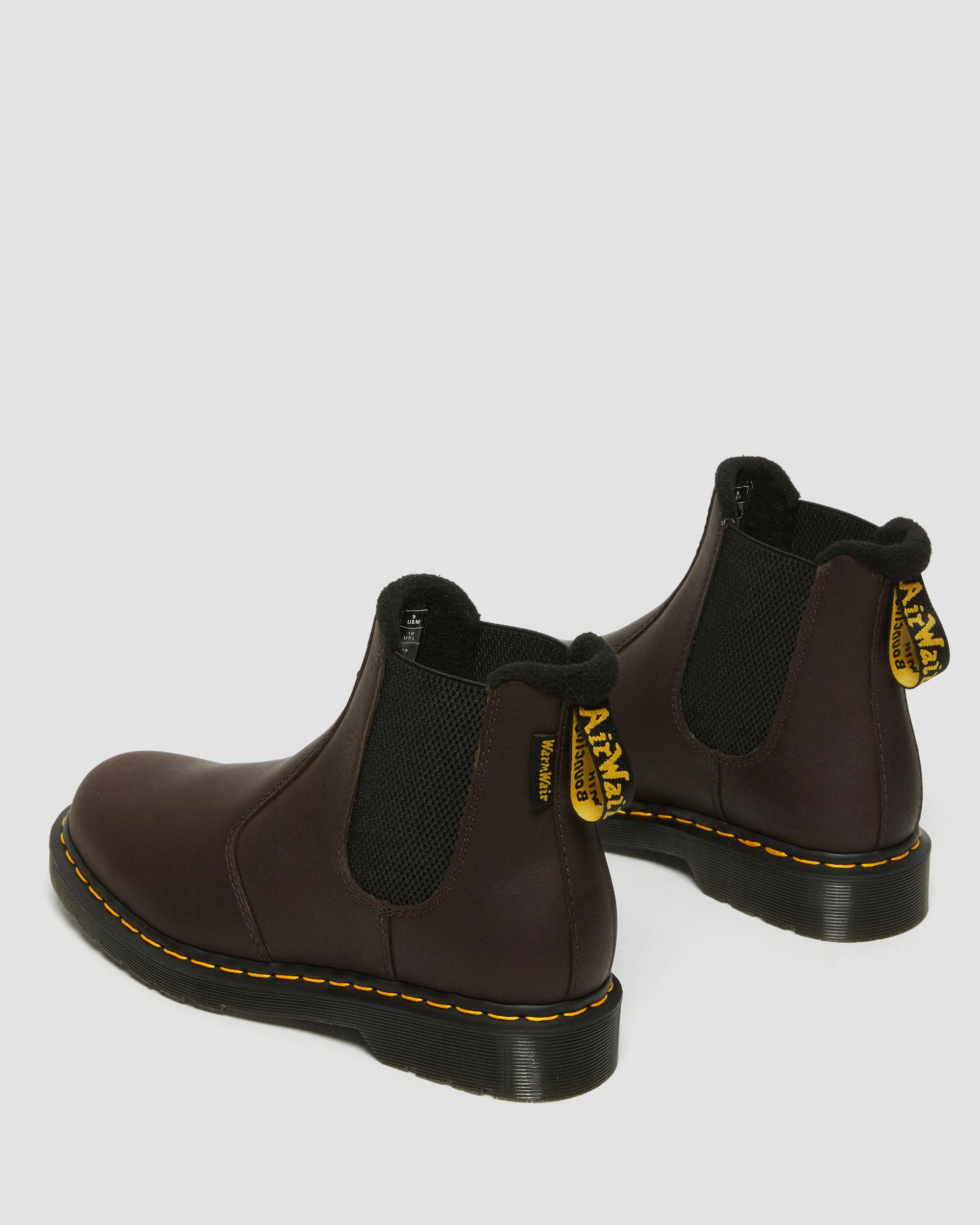 Shop Dr. Martens' 2976 Warmwair Leather Chelsea Boots In Braun