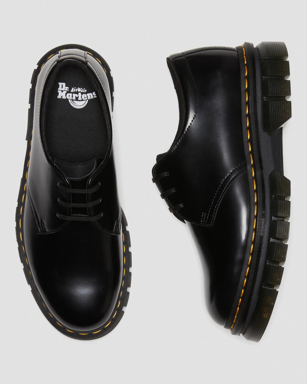 Rikard Polished Smooth Leather Platform Shoes | Dr. Martens