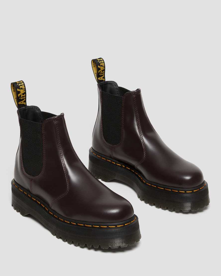 2976 Smooth Leather Platform Chelsea Boots2976 Smooth Leather Platform Chelsea Boots Dr. Martens